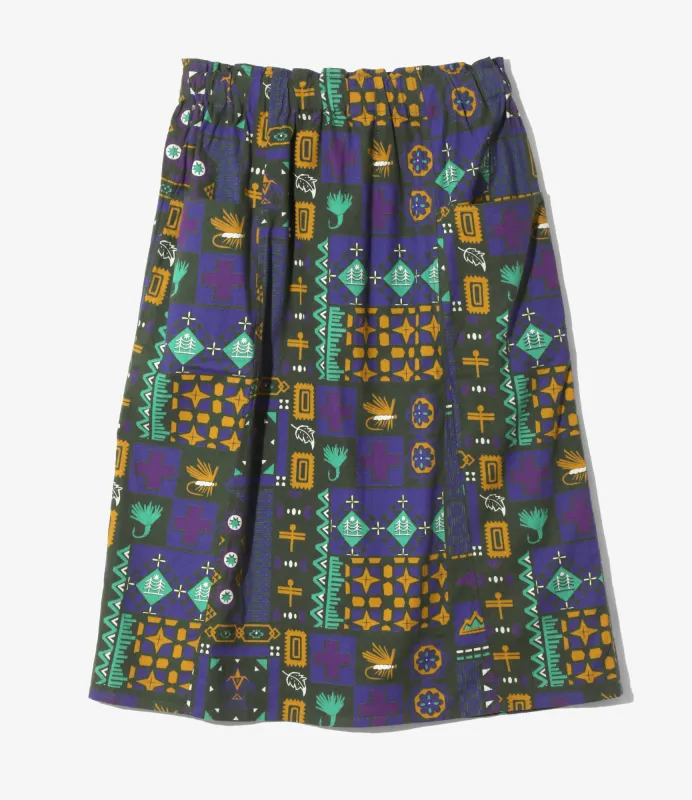 Women's Army String Skirt - S2W8 Symbols - Flannel Cloth / Printed sold by South2West8