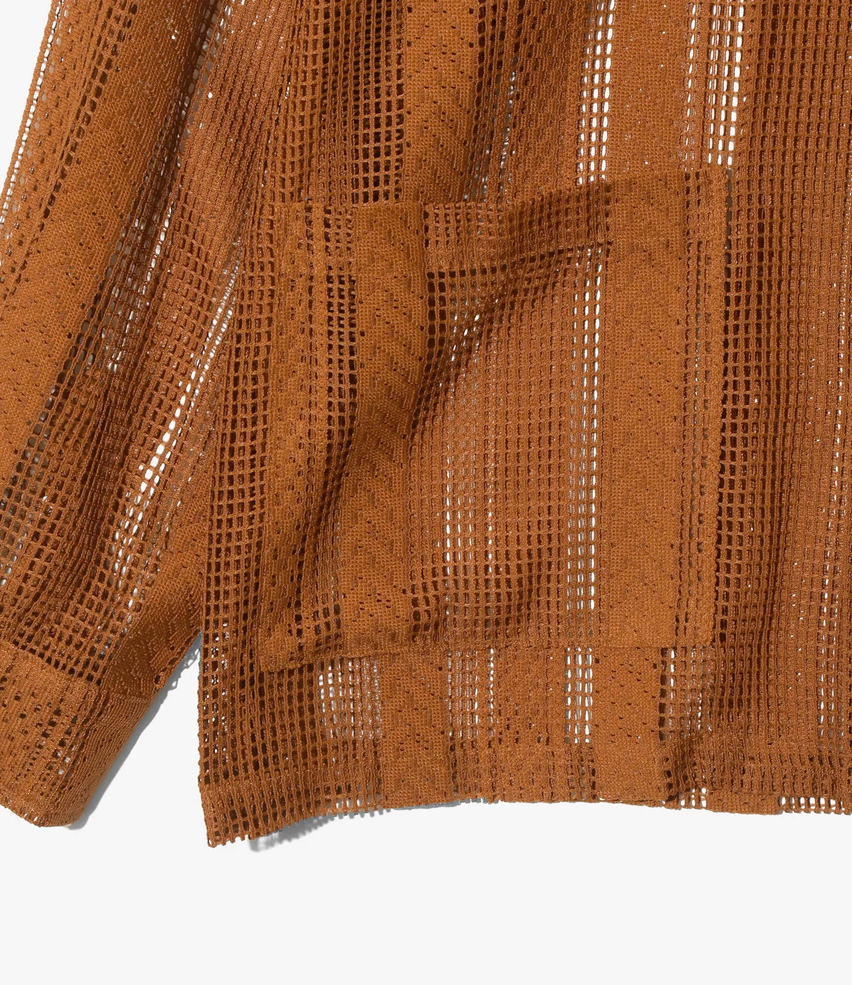 L/S Cabana Shirt - Mustard - Poly Lace Jq. sold by South2West8 product image thumbnail 3