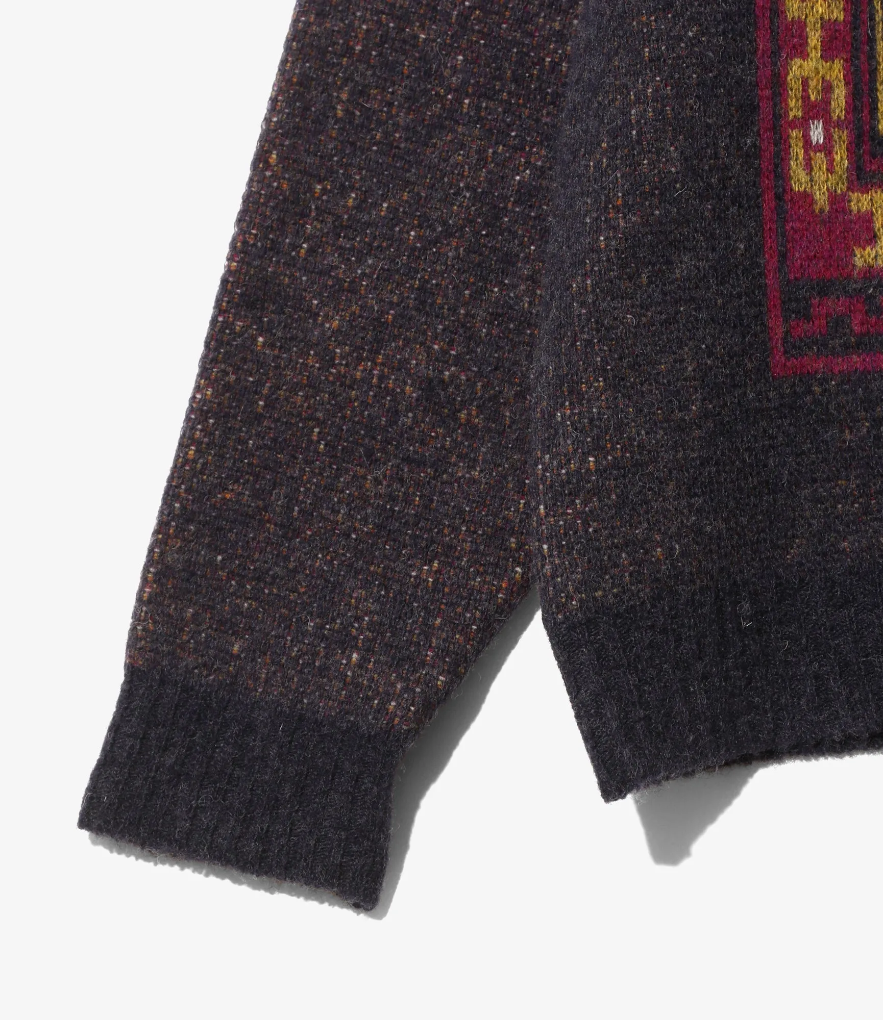 Crew Neck Sweater - Purple - Shetland sold by South2West8 product image thumbnail 3