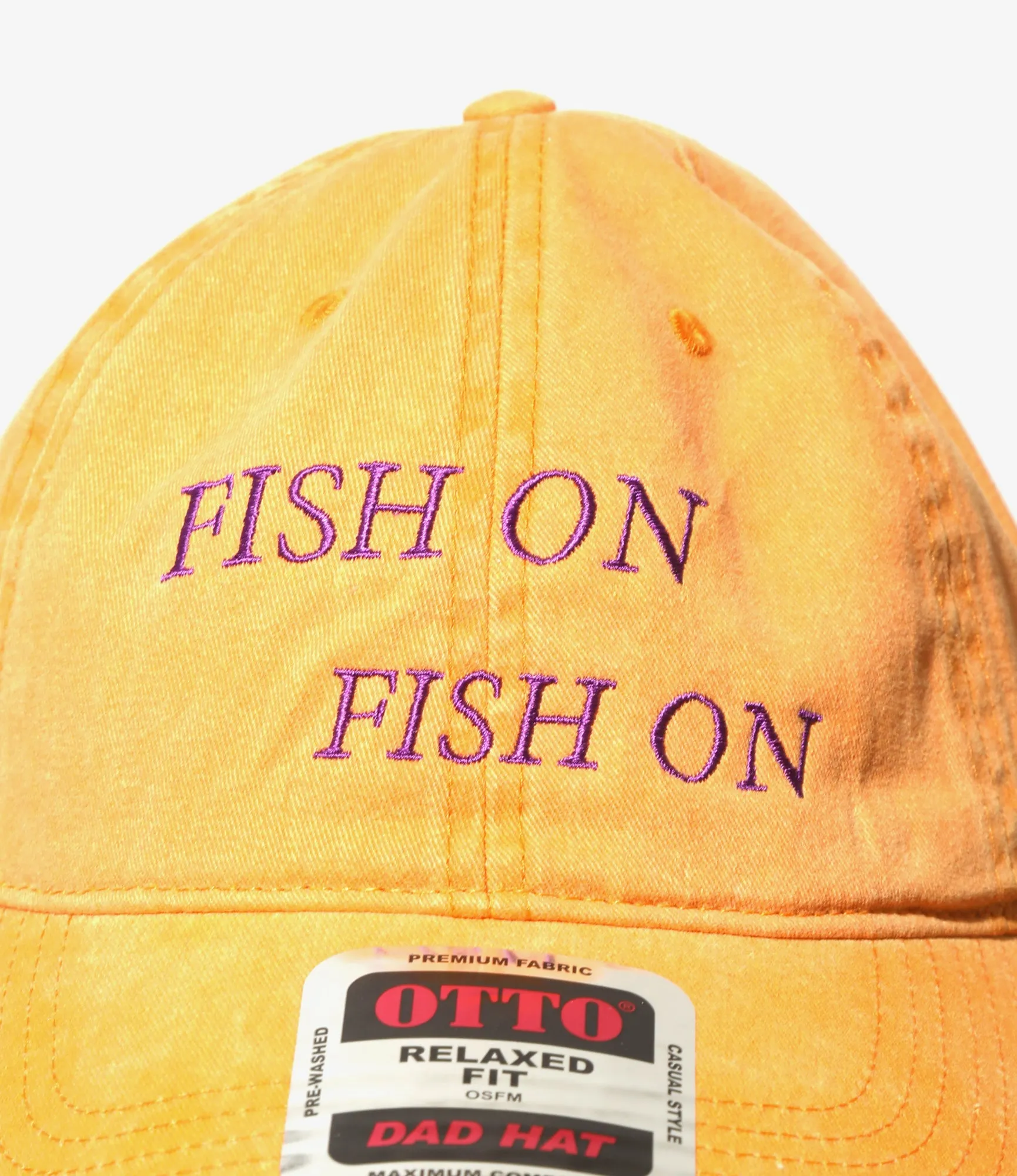 Strap Back Cap - Orange - FISH ON sold by South2West8 product image thumbnail 2
