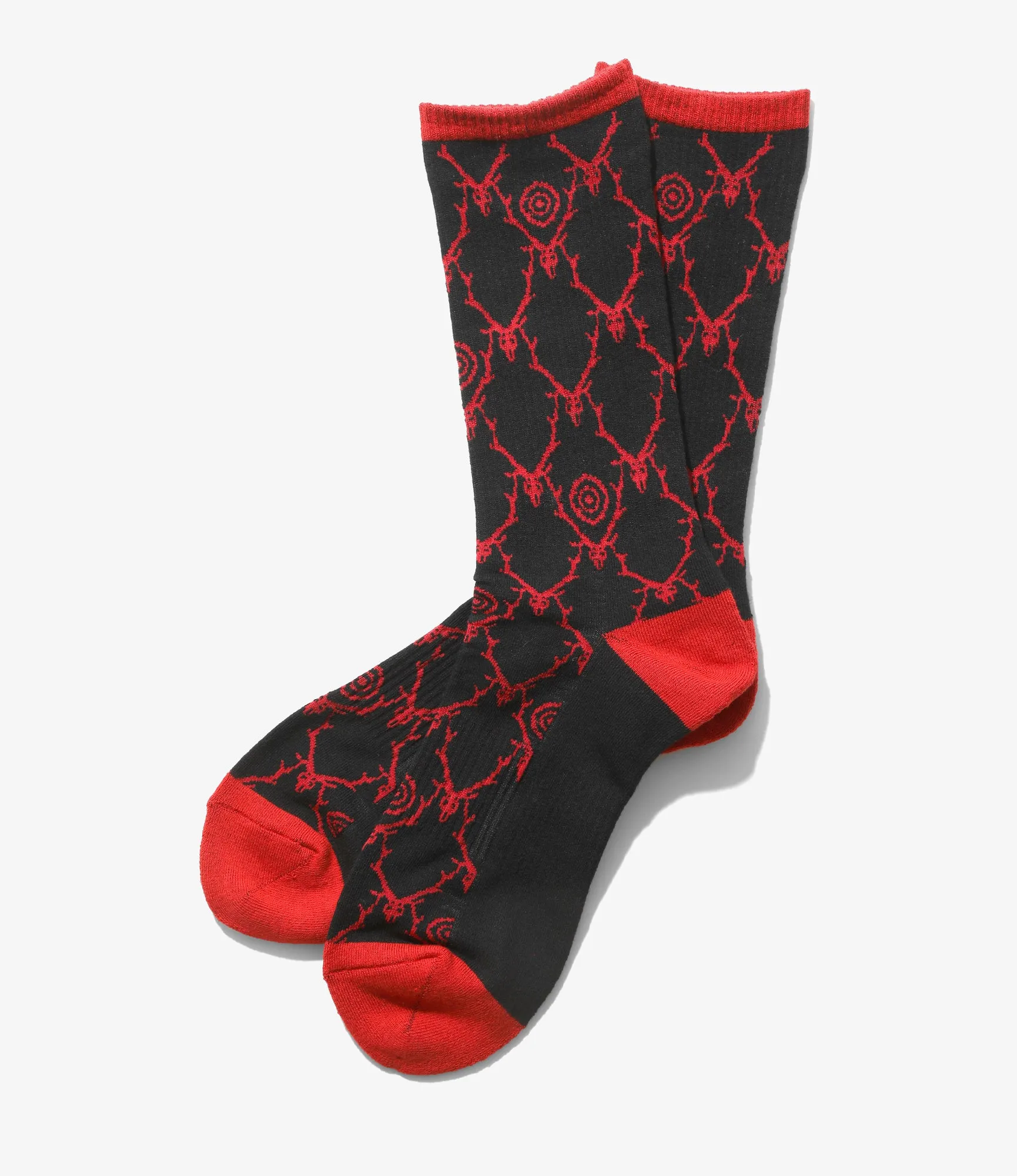 Socks - Red - Cotton Jq. / Skull&Target sold by South2West8