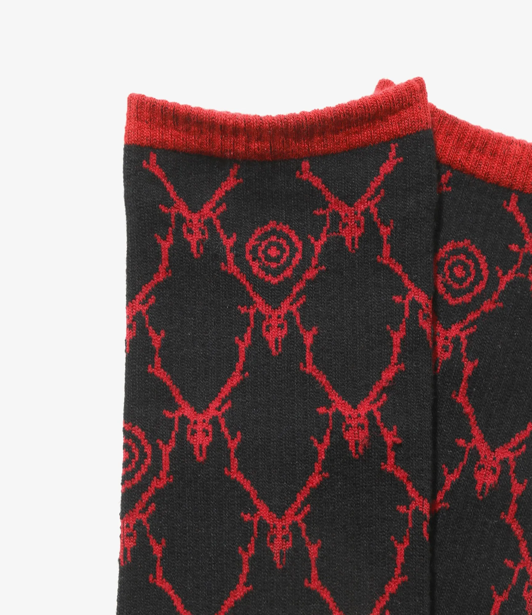 Socks - Red - Cotton Jq. / Skull&Target sold by South2West8 product image thumbnail 2
