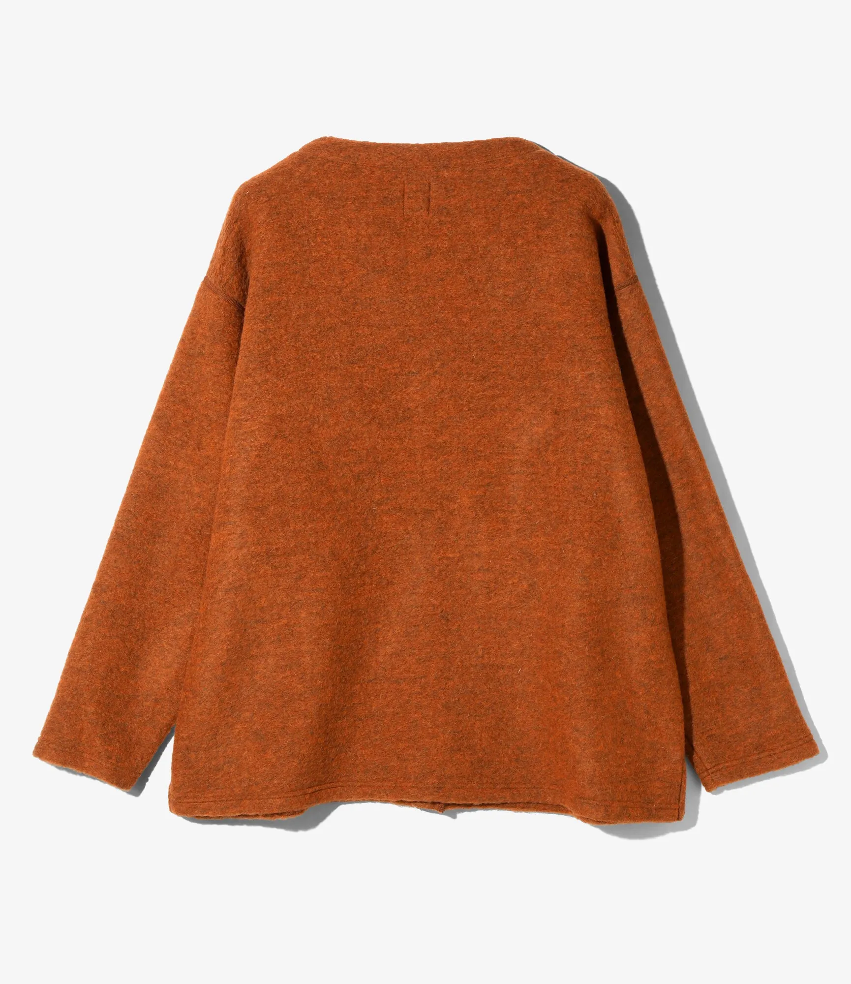S.S. V Neck Cardigan - Orange - W/PE Boiled Jersey sold by South2West8 product image thumbnail 4