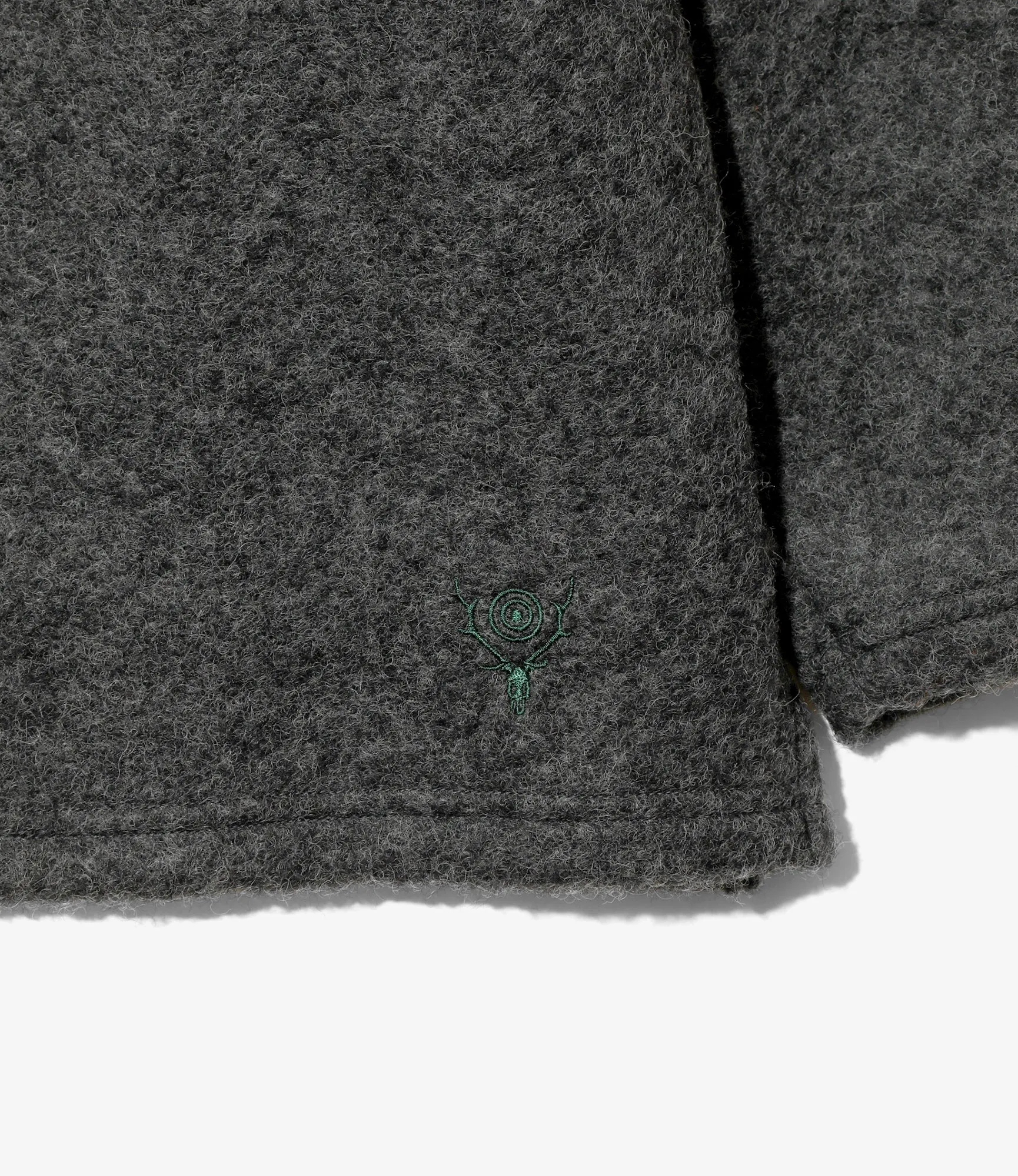 S.S. V Neck Cardigan - Charcoal - W/PE Boiled Jersey sold by South2West8 product image thumbnail 3