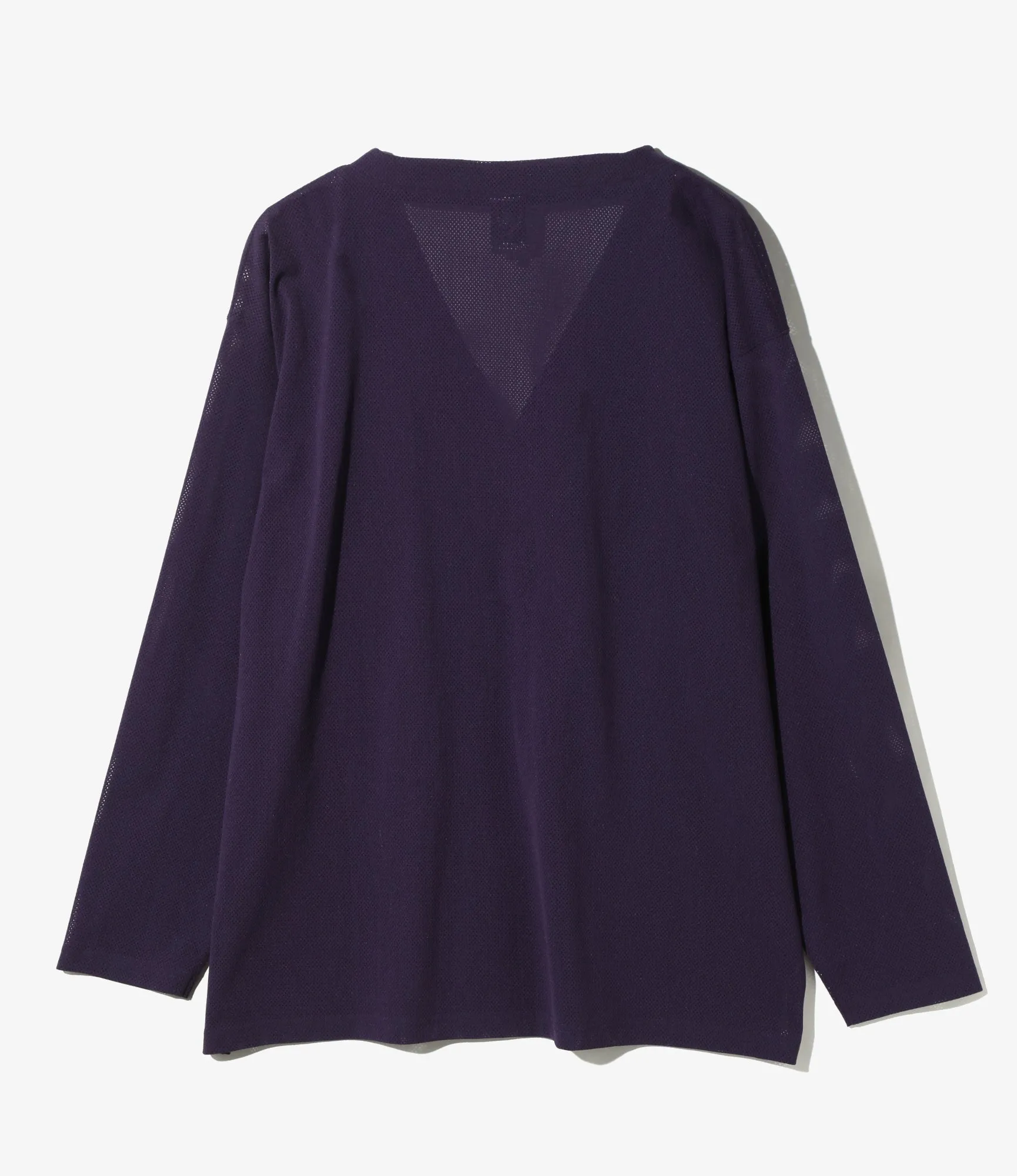 V-Neck Cardigan - Dk. Purple - Knit Mesh sold by South2West8 product image thumbnail 4