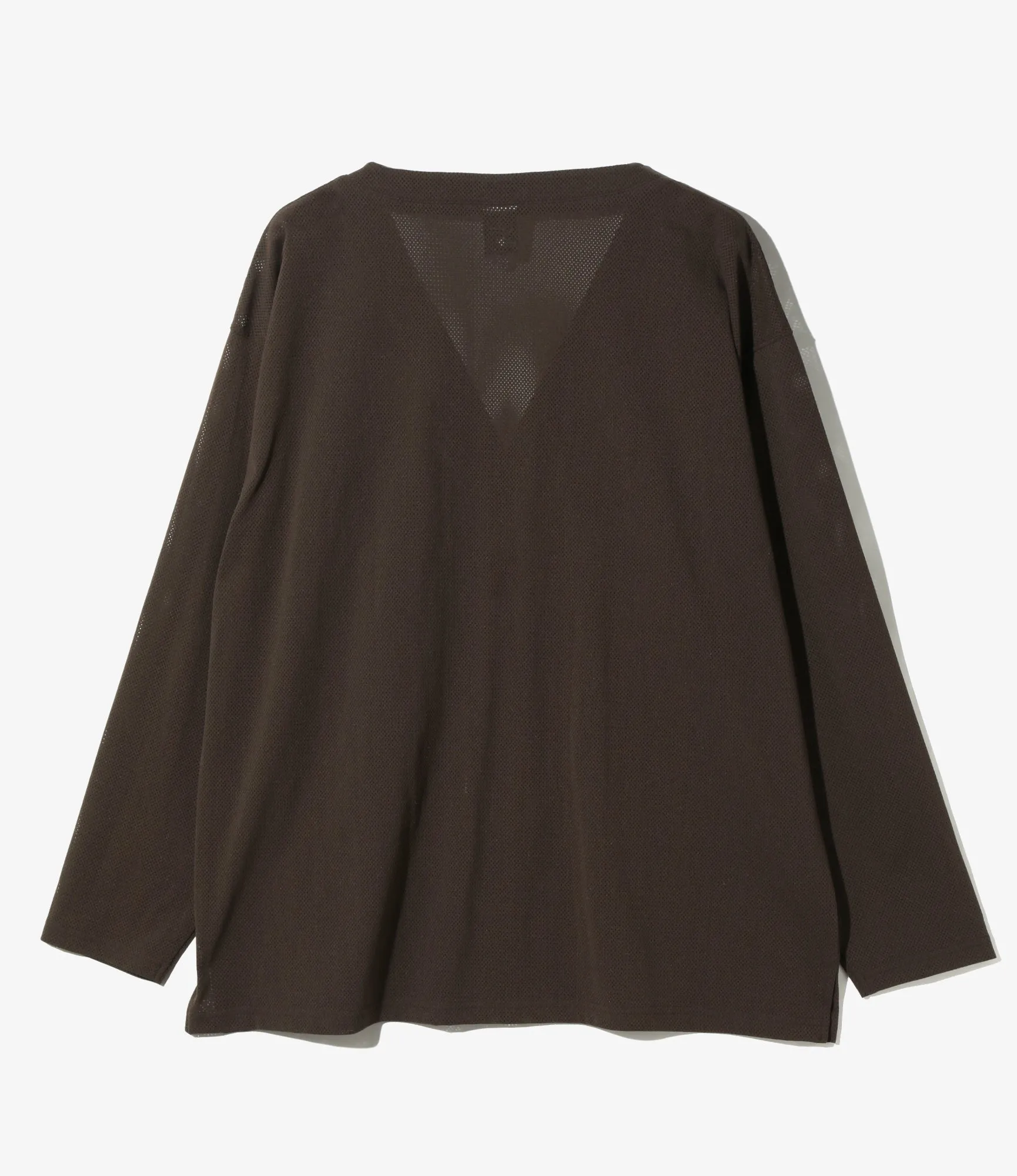 V-Neck Cardigan - Dk. Brown - Knit Mesh sold by South2West8 product image thumbnail 4