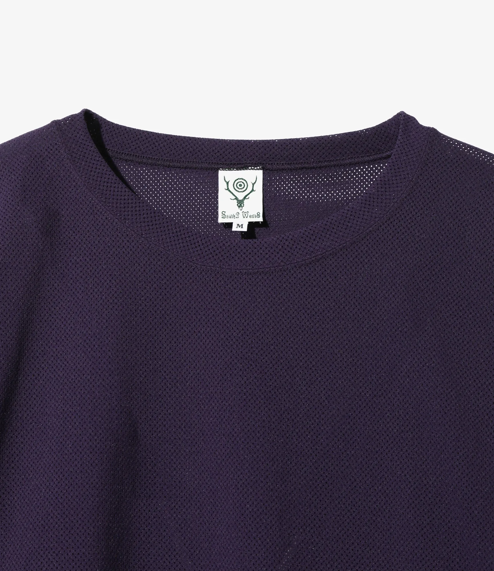 Crew Neck Shirt - Dk. Purple - Knit Mesh sold by South2West8 product image thumbnail 2