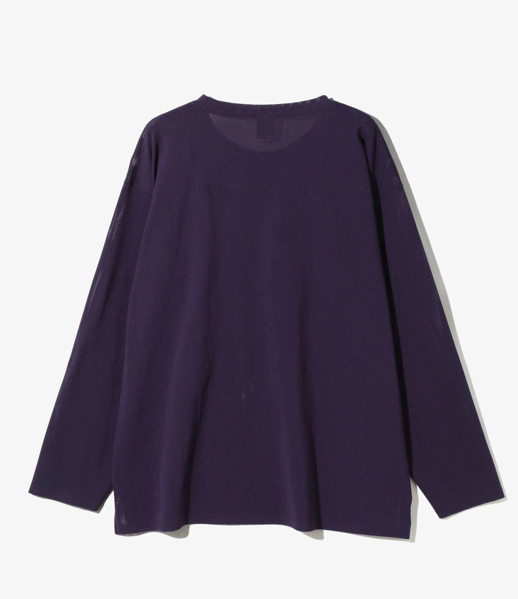 Crew Neck Shirt - Dk. Purple - Knit Mesh sold by South2West8 product image thumbnail 4