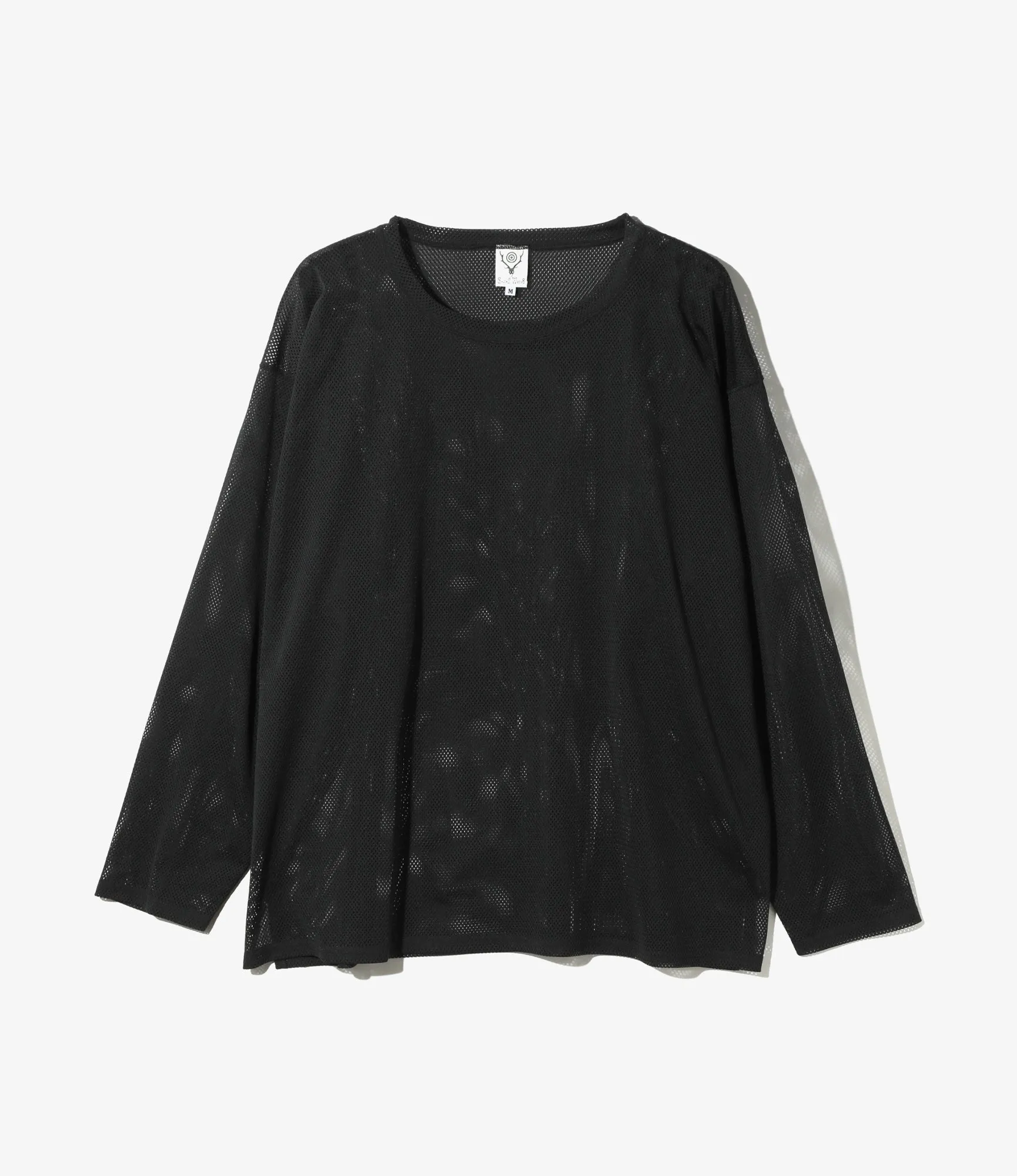 Crew Neck Shirt - Dk. Brown - Knit Mesh sold by South2West8