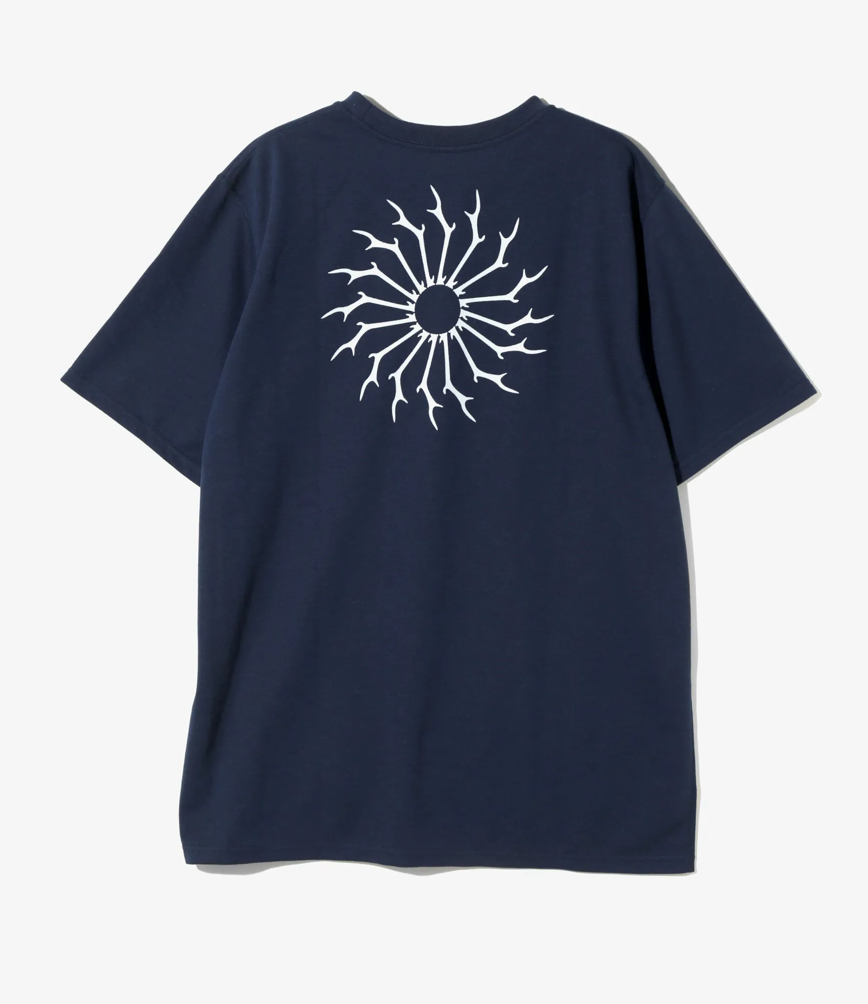 S/S Round Pocket Tee - Navy - Circle Horn sold by South2West8 product image thumbnail 3