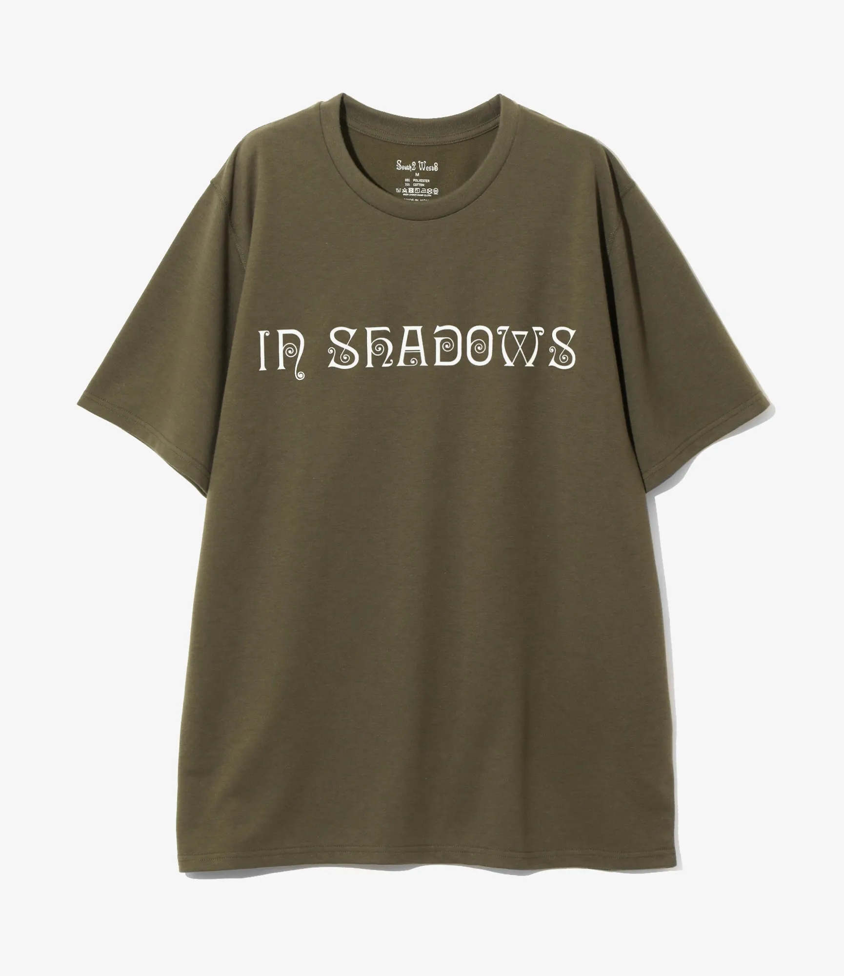 S/S Crew Neck Tee - Olive - IN SHADOWS sold by South2West8