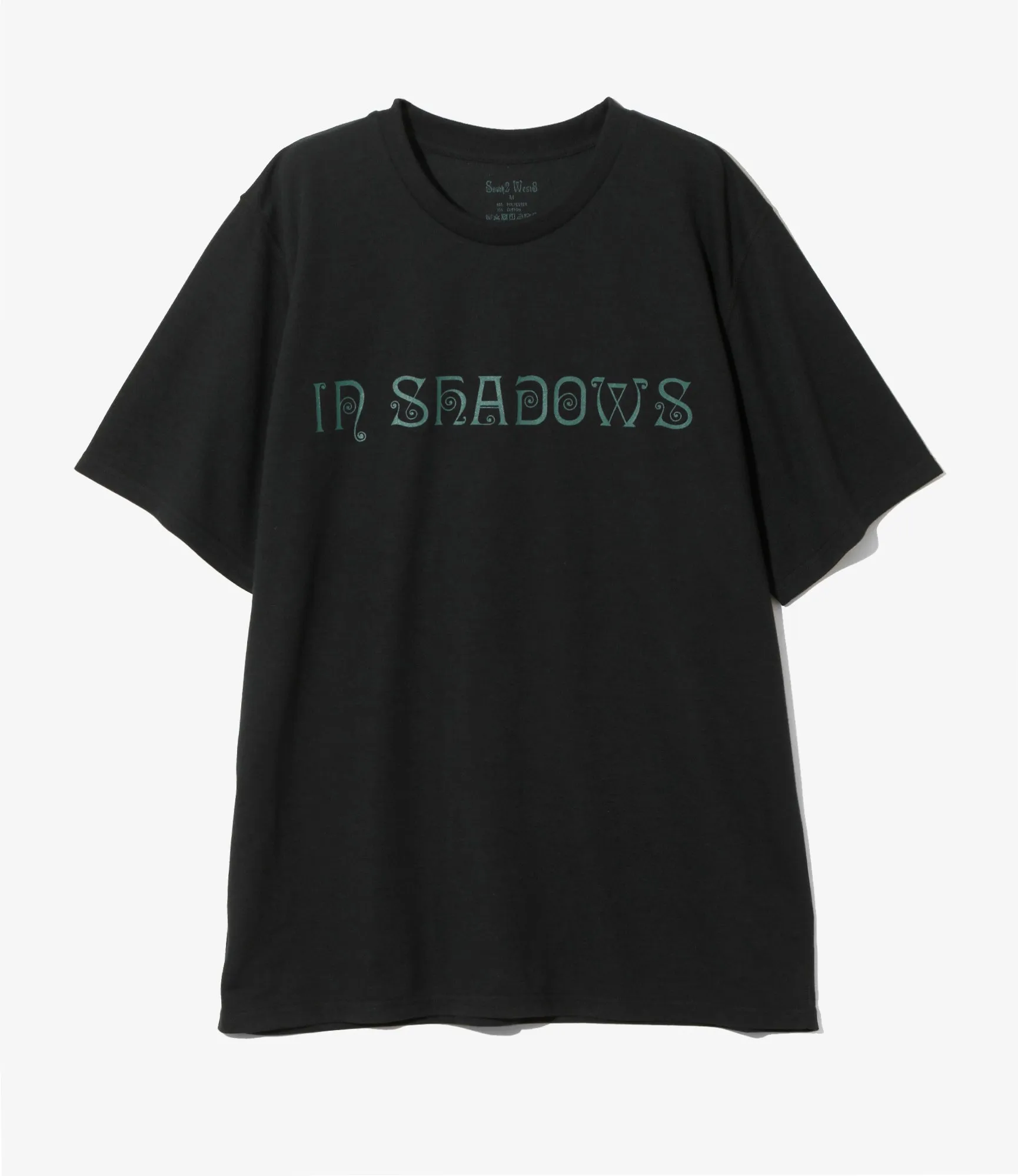 S/S Crew Neck Tee - Black - IN SHADOWS sold by South2West8
