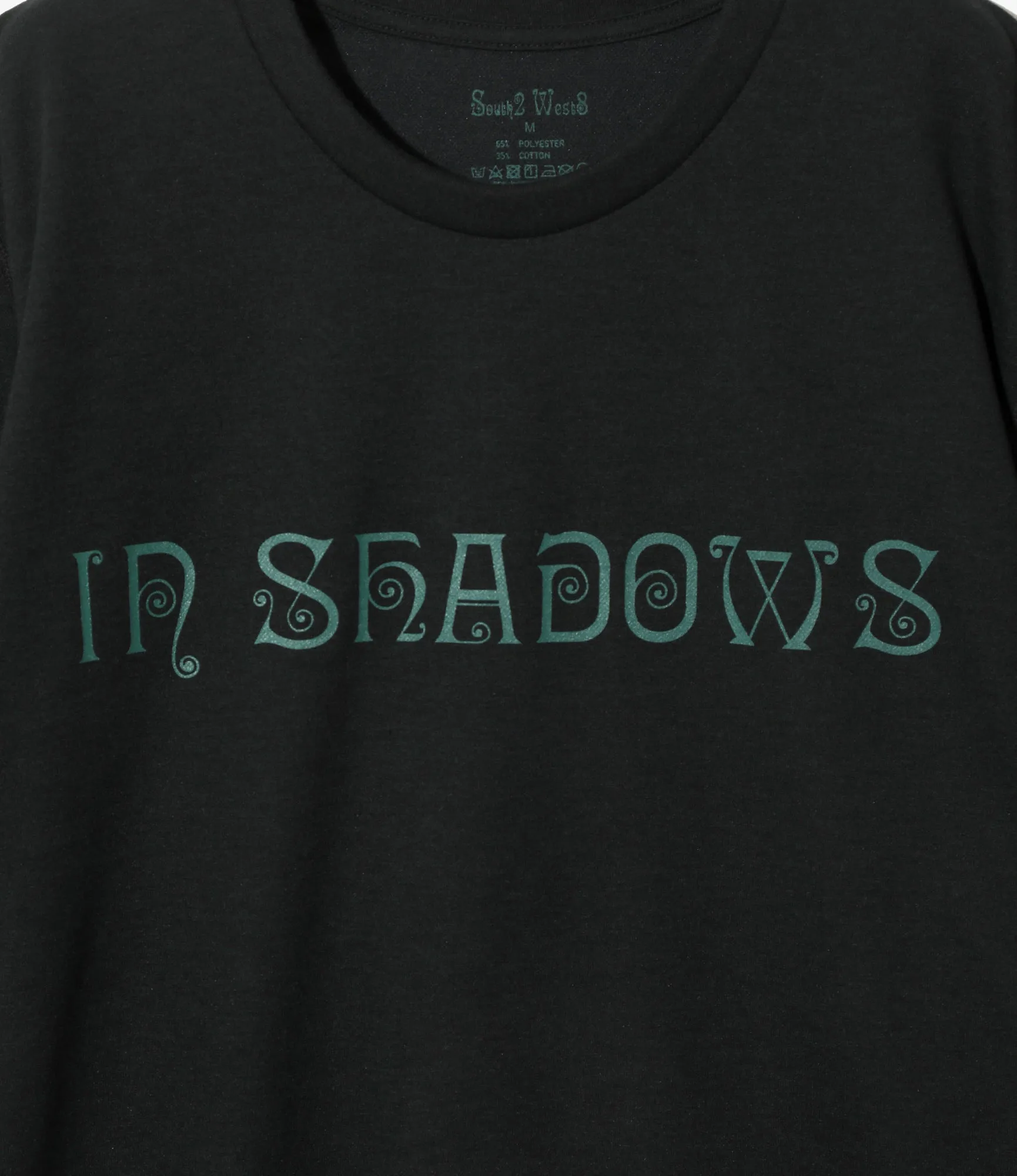 S/S Crew Neck Tee - Black - IN SHADOWS sold by South2West8 product image thumbnail 2