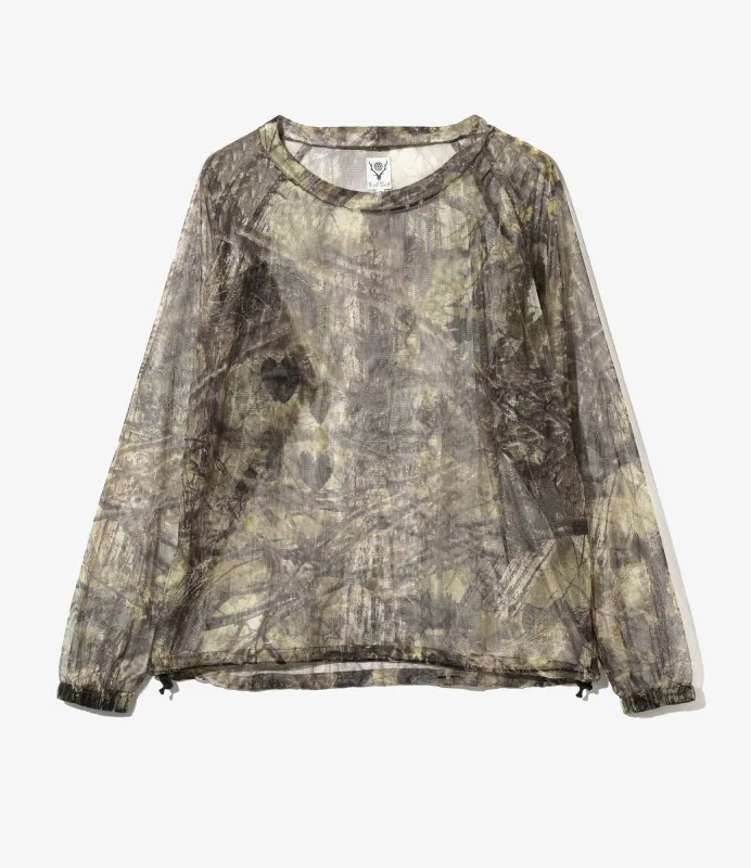 Bush Crew Neck Shirt - S2W8 Camo - Lightweight Mesh sold by South2West8
