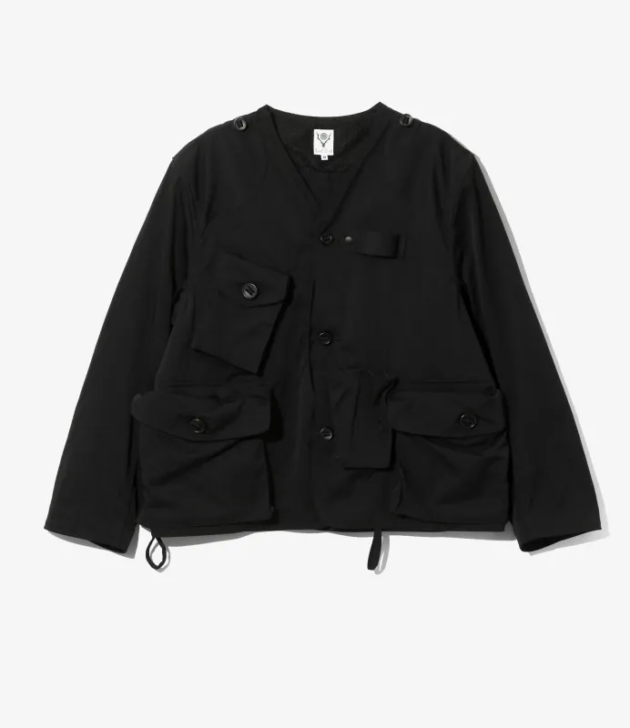 Tenkara Jacket - Black - Nylon Twill sold by South2West8