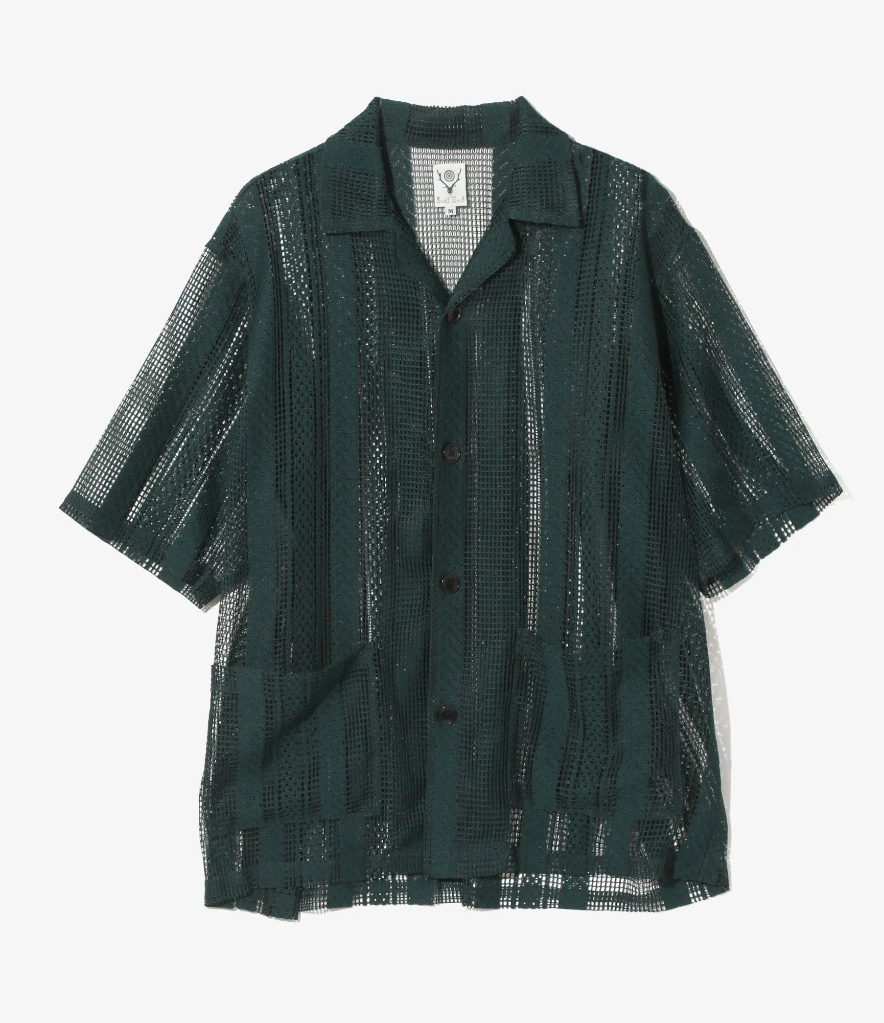 Cabana Shirt - Green - Poly Lace sold by South2West8