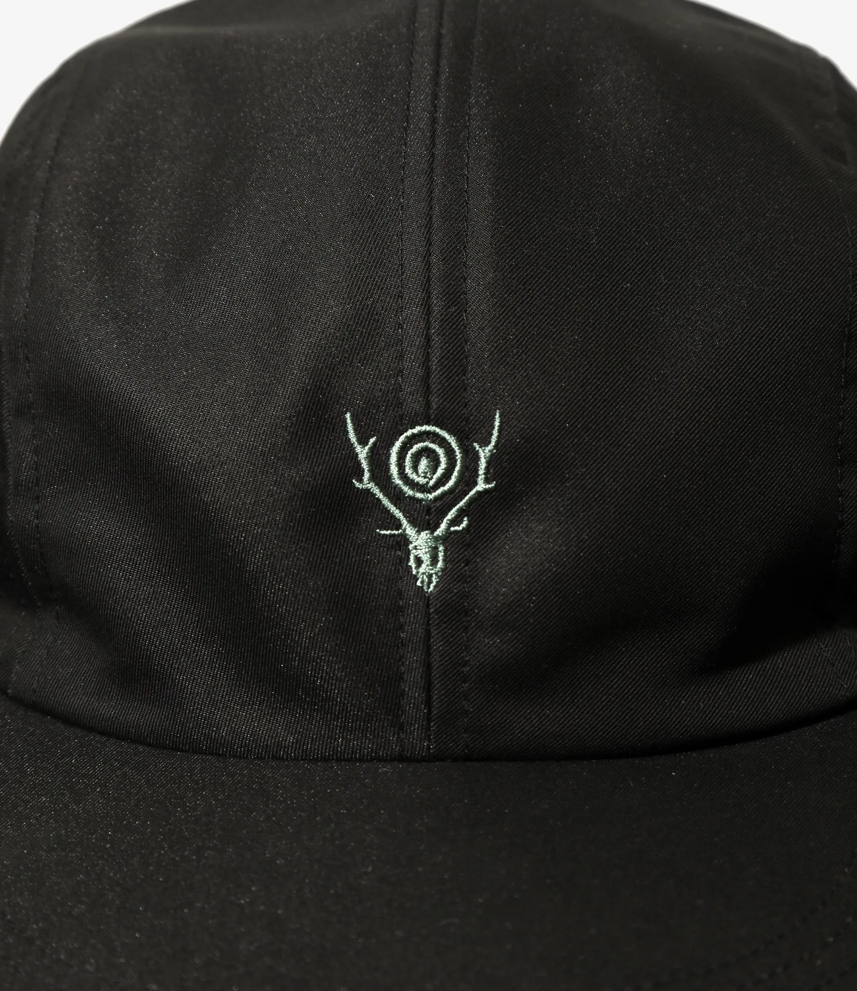 Long Bill Cap - Black - C/PE Twill sold by South2West8 product image thumbnail 3