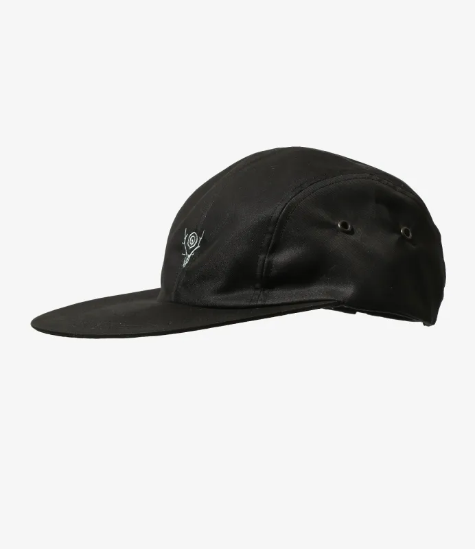 Long Bill Cap - Black - C/PE Twill sold by South2West8