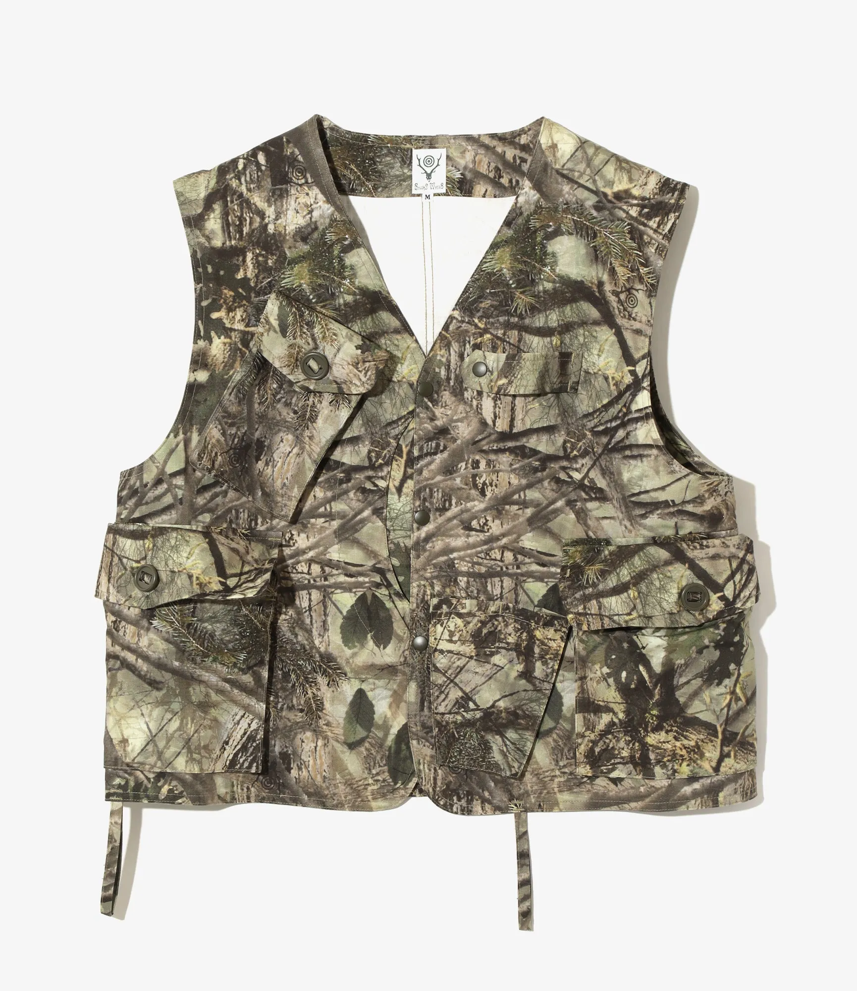 Tenkara Vest - S2W8 Camo - Cotton Ripstop / Printed sold by South2West8