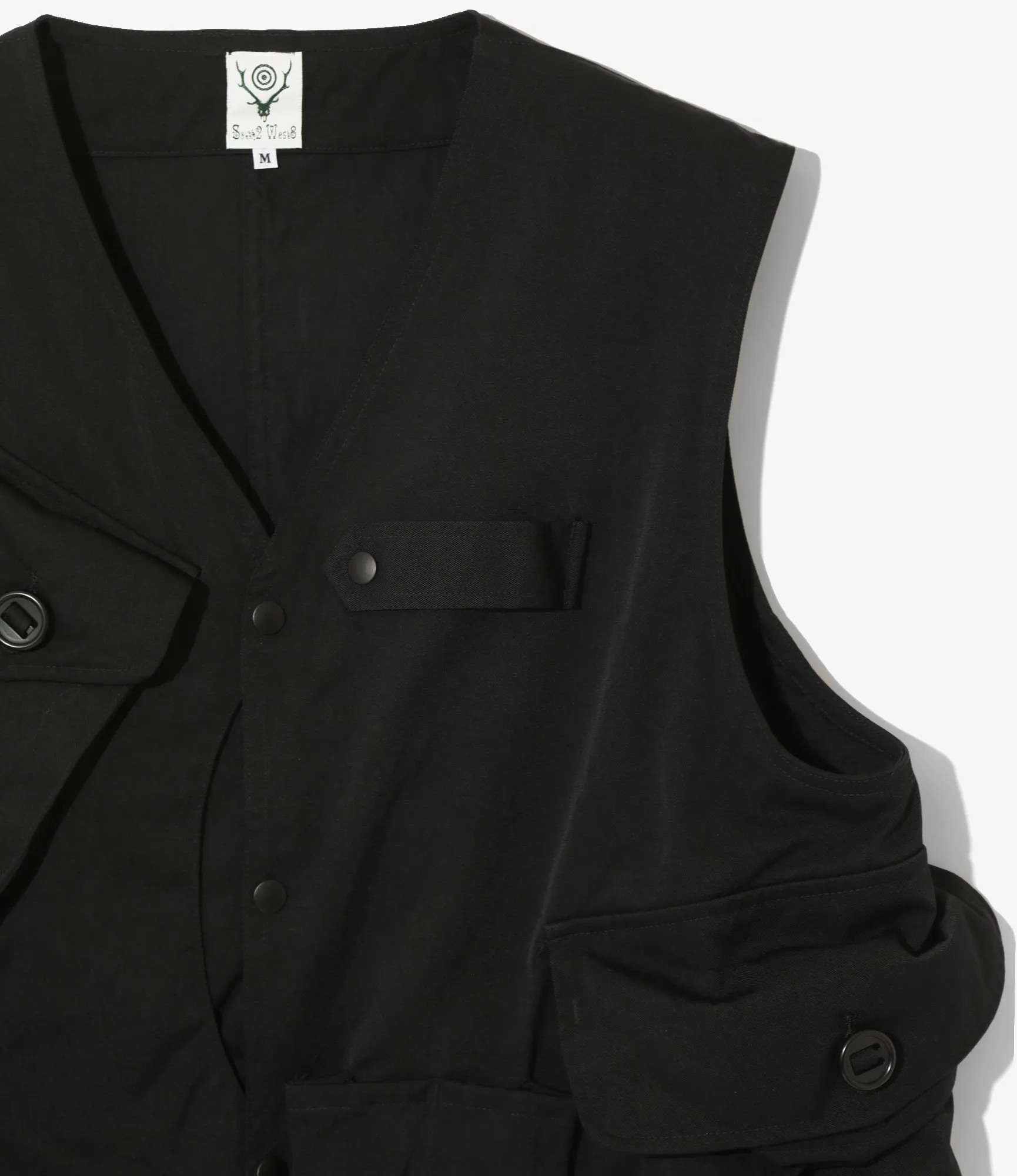 Tenkara Vest - Black - Nylon Twill sold by South2West8 product image thumbnail 2