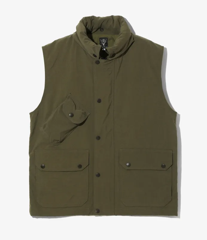 Carmel Vest - Olive - Nylon Oxford sold by South2West8