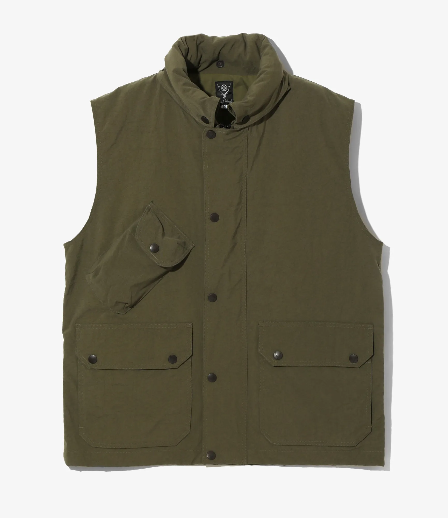 Carmel Vest - Olive - Nylon Oxford sold by South2West8