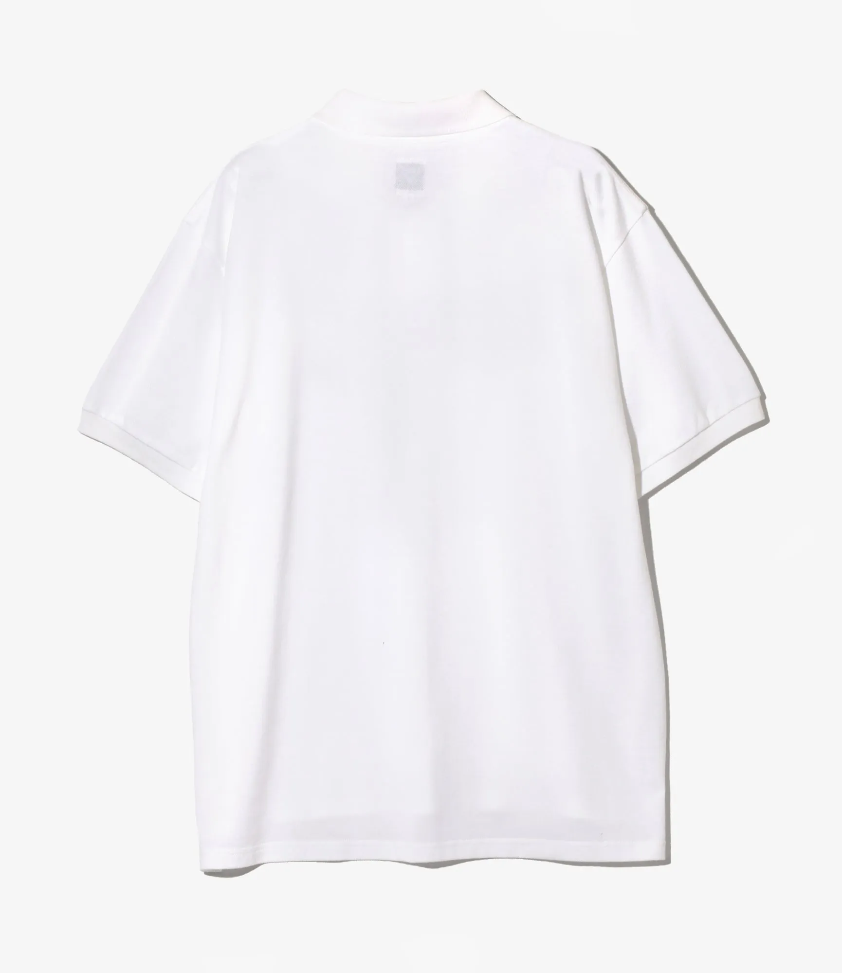 S/S Polo Shirt - White - Cotton Pique sold by South2West8 product image thumbnail 4