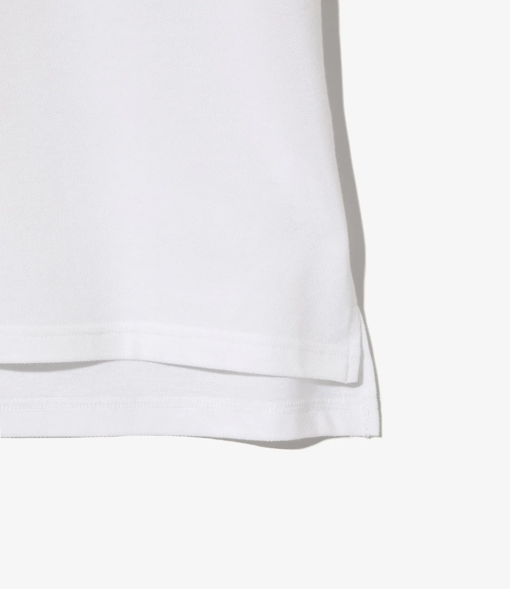 S/S Polo Shirt - White - Cotton Pique sold by South2West8 product image thumbnail 3