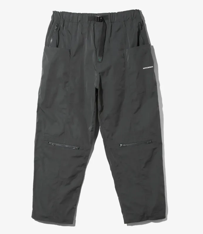 S2W8 x AFFXWRKS - Belted C.S. Pant - Charcoal - Poly Gabardine sold by South2West8