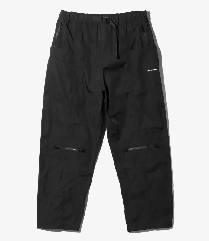 S2W8 x AFFXWRKS - Belted C.S. Pant - Black - Poly Gabardine sold by South2West8