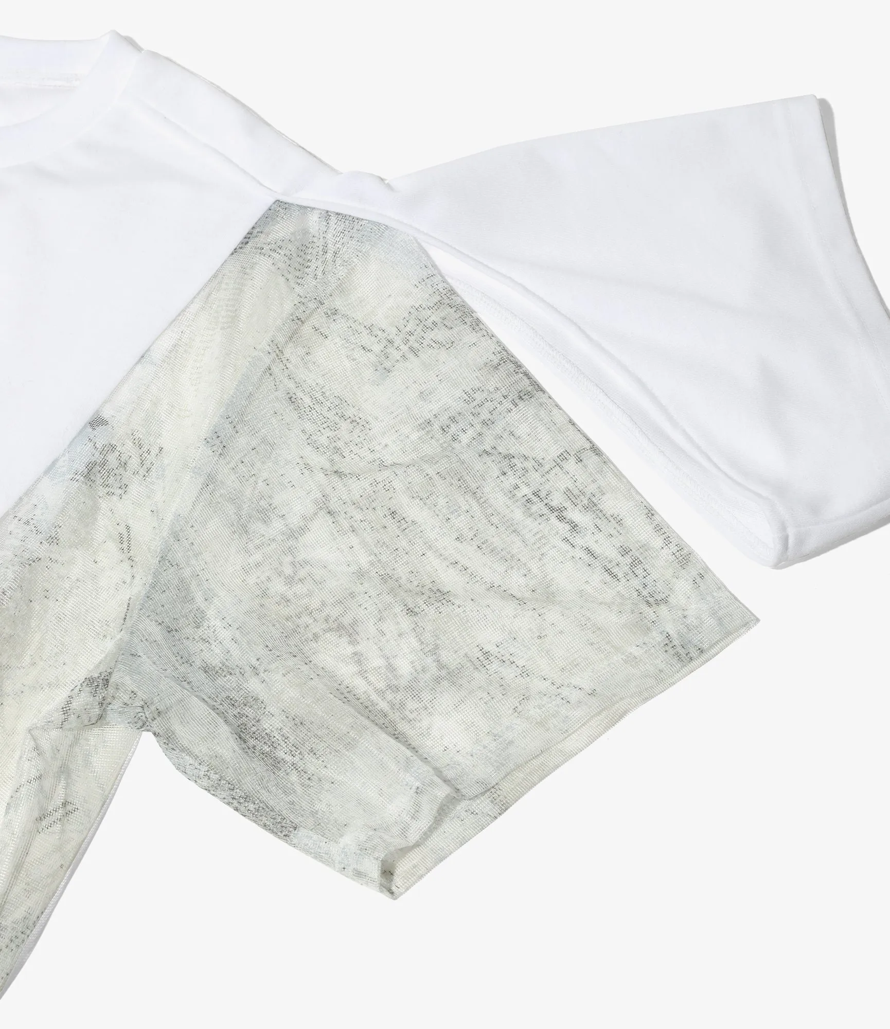 S2W8 x AFFXWRKS - S/S Crew Neck Tee - White - Poly Jersey sold by South2West8 product image thumbnail 3