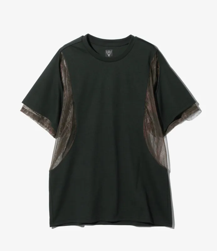 S2W8 x AFFXWRKS - S/S Crew Neck Tee - Black - Poly Jersey sold by South2West8