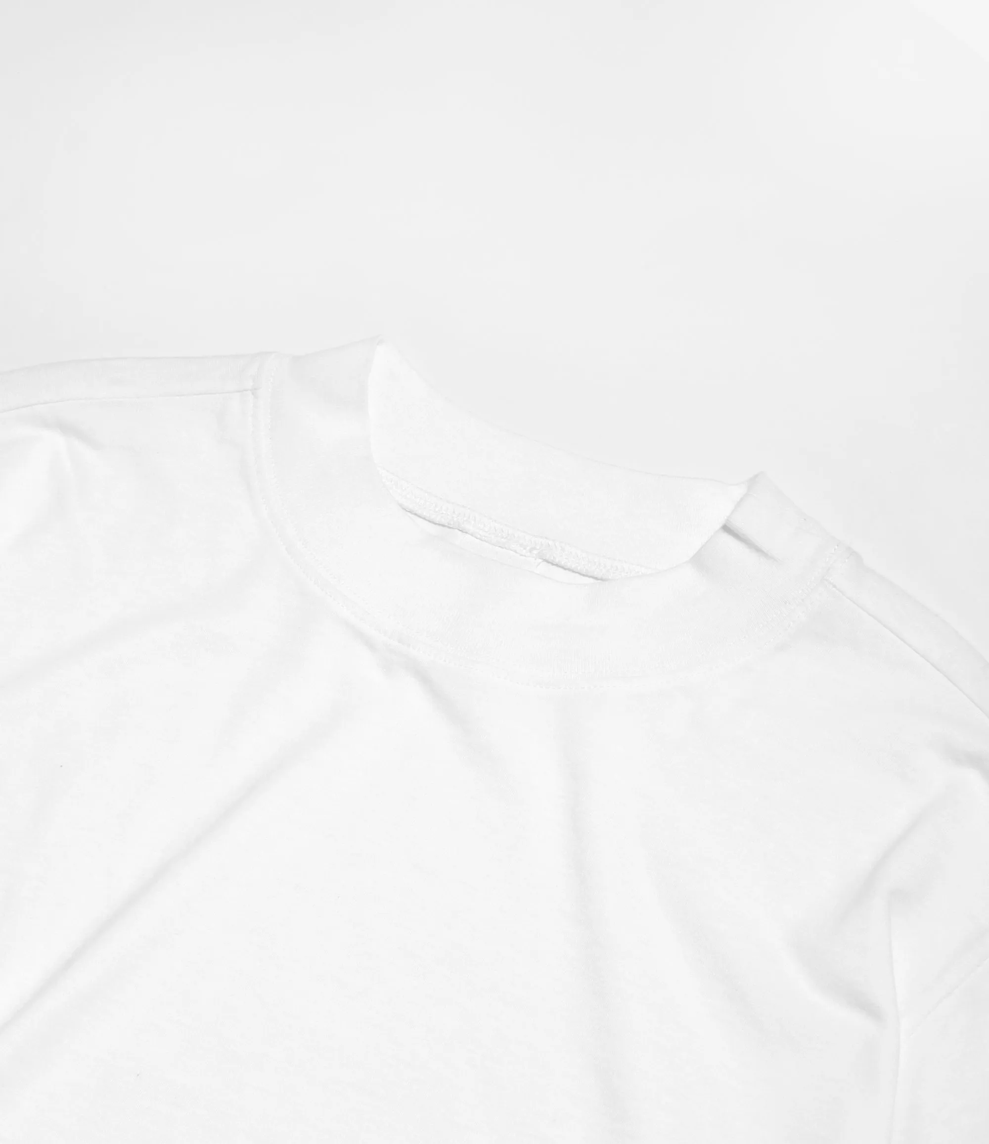 S/S Mock Neck Tee - White - Cordura Jersey sold by South2West8 product image thumbnail 2
