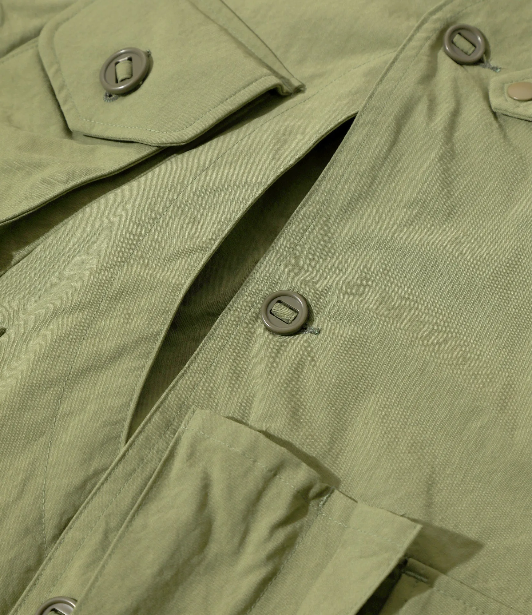 Tenkara Jacket - Lt. Olive - Nylon Oxford sold by South2West8 product image thumbnail 3