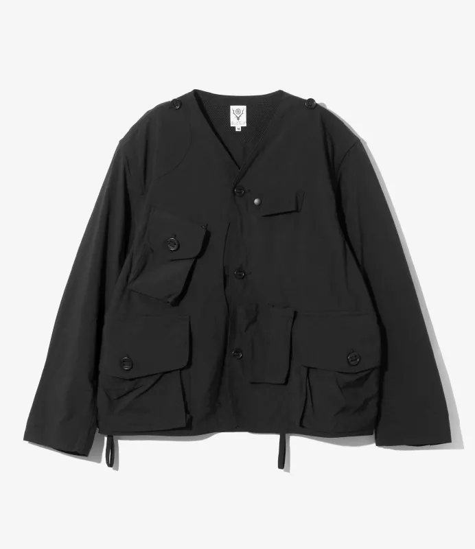 Tenkara Jacket - Black - Nylon Oxford made by South2West8