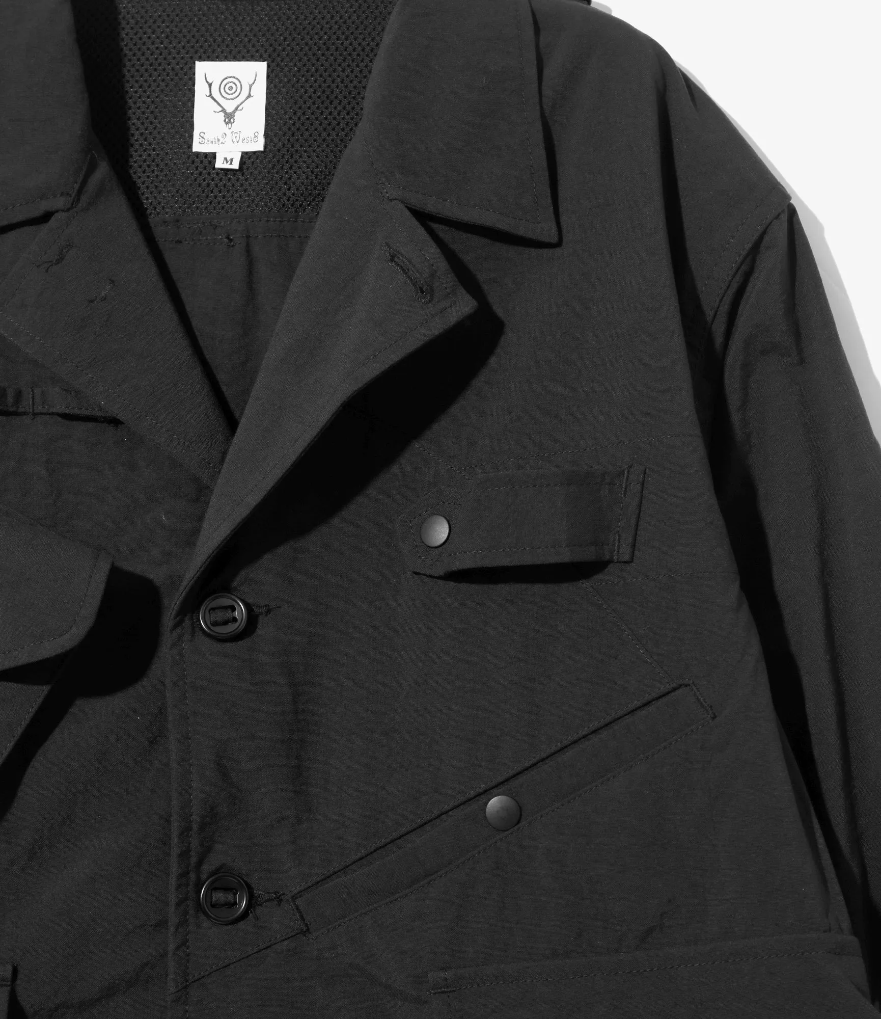 Tenkara Shirt - Black - Nylon Oxford sold by South2West8 product image thumbnail 2