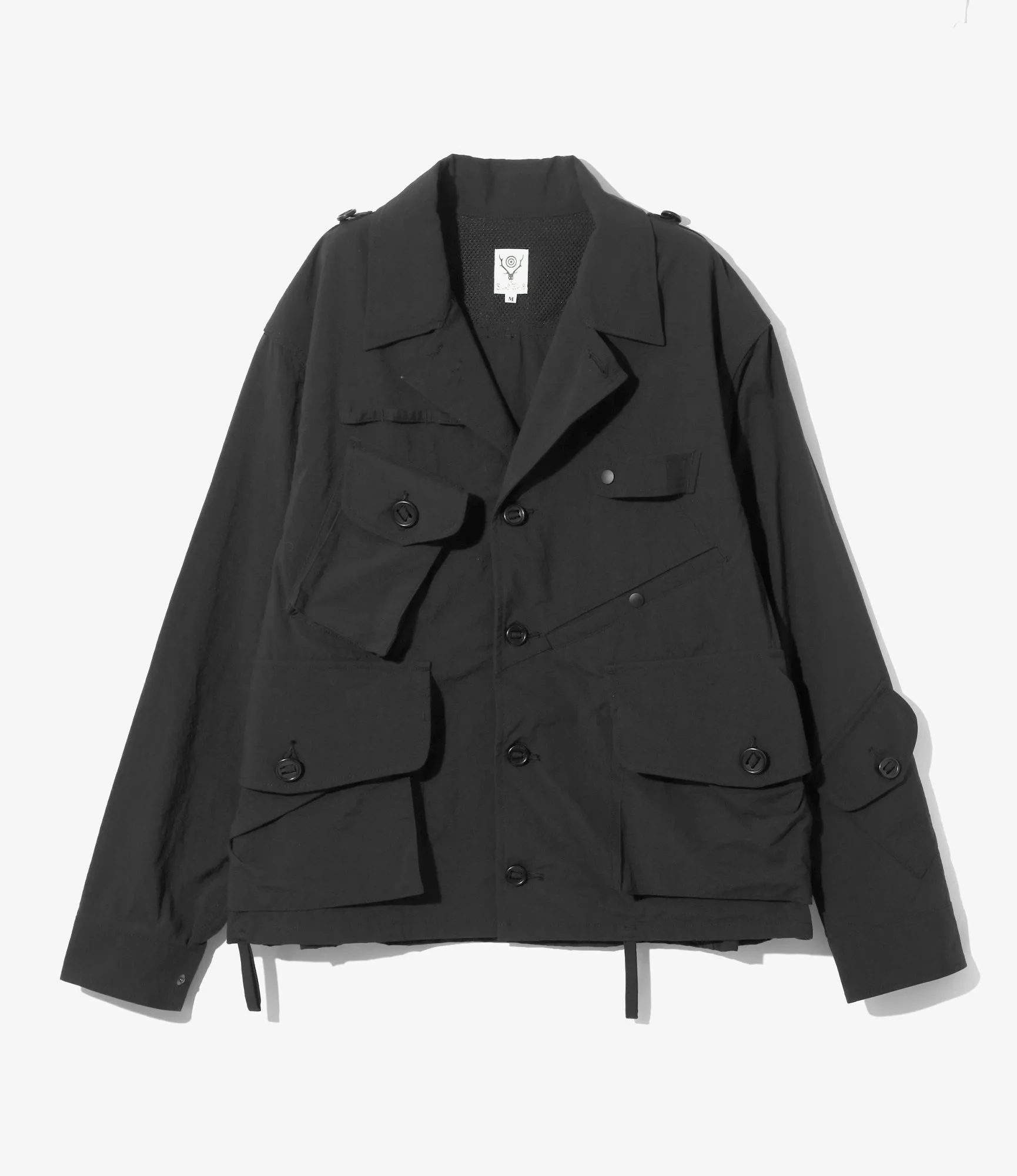 Tenkara Shirt - Black - Nylon Oxford sold by South2West8