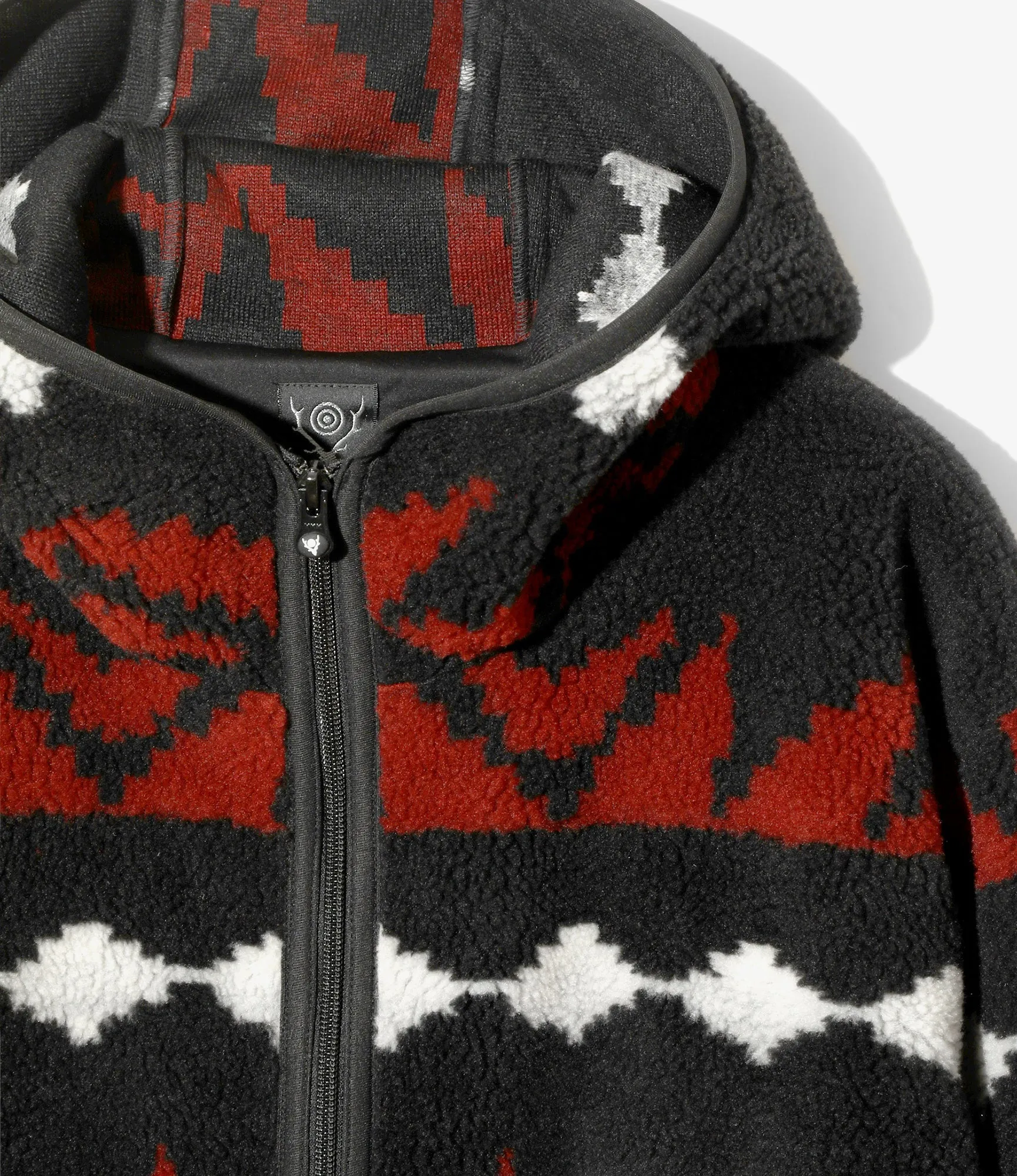 Piping Parka - Black - Poly Boa Jq. sold by South2West8 product image thumbnail 2