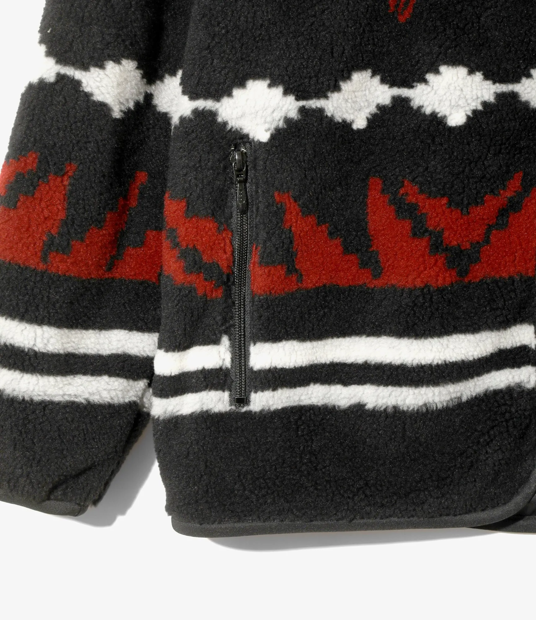 Piping Parka - Black - Poly Boa Jq. sold by South2West8 product image thumbnail 3