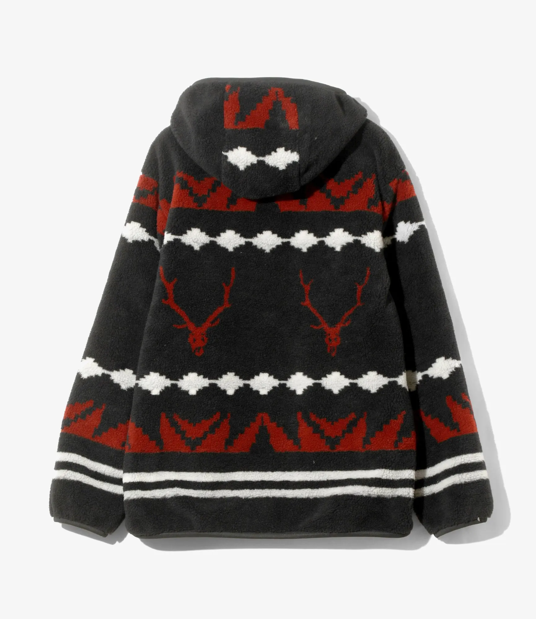 Piping Parka - Black - Poly Boa Jq. sold by South2West8 product image thumbnail 4