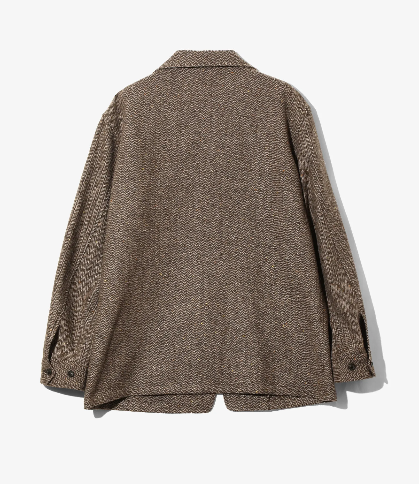 Pen Jacket - Brown - Wool Nep Tweed sold by South2West8 product image thumbnail 4