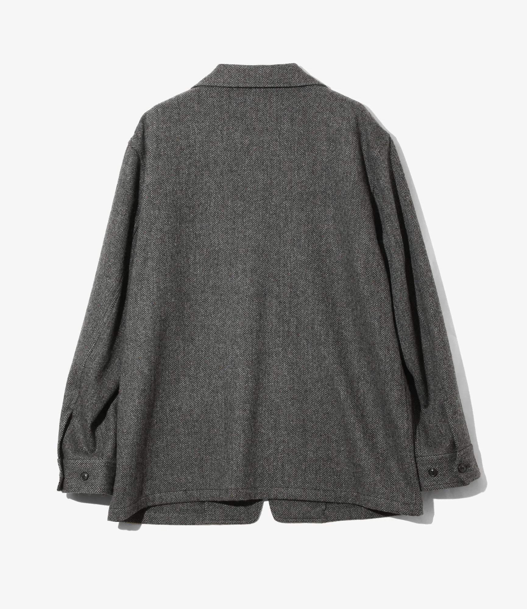 Pen Jacket - Grey - Wool Nep Tweed sold by South2West8 product image thumbnail 4