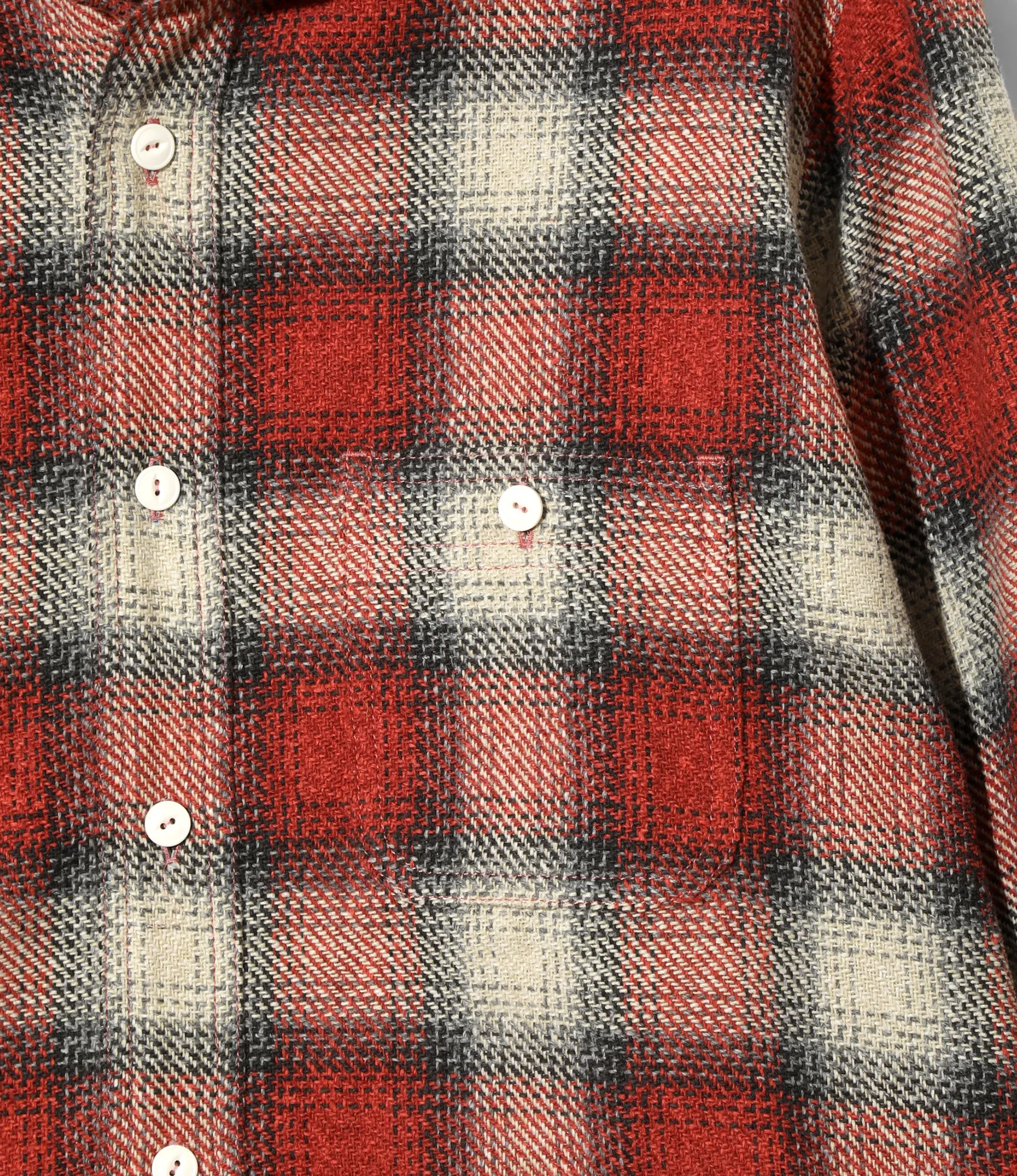 Work Shirt - Red - TC Jazz Nep Plaid sold by South2West8 product image thumbnail 2