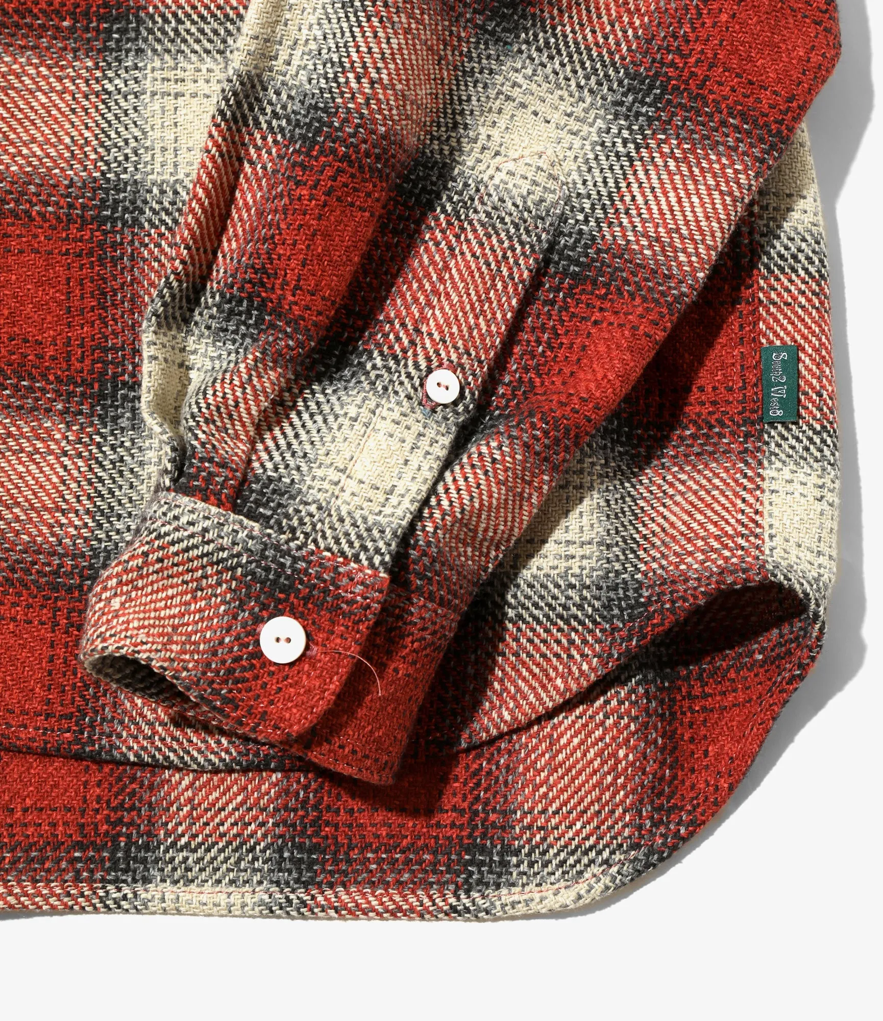 Work Shirt - Red - TC Jazz Nep Plaid sold by South2West8 product image thumbnail 3