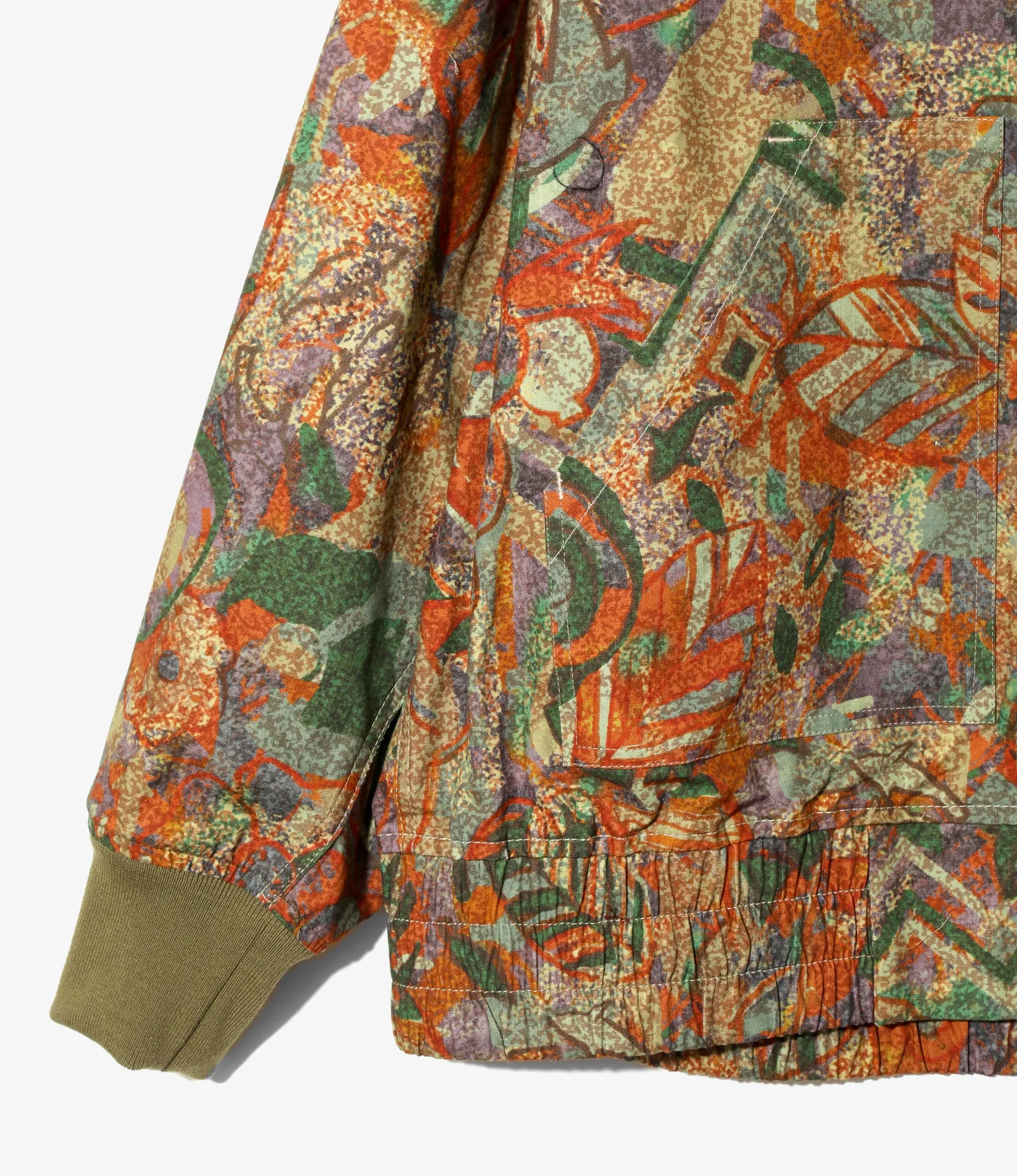 Zipped Work Hoody - EZO Forest - Cotton Ripstop / Printed sold by South2West8 product image thumbnail 3
