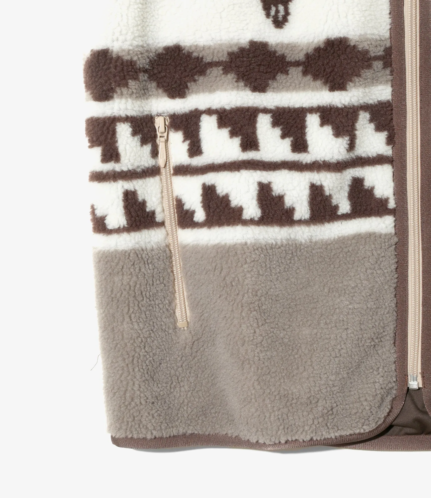 Piping Vest - Beige - Poly Boa Jq. sold by South2West8 product image thumbnail 3