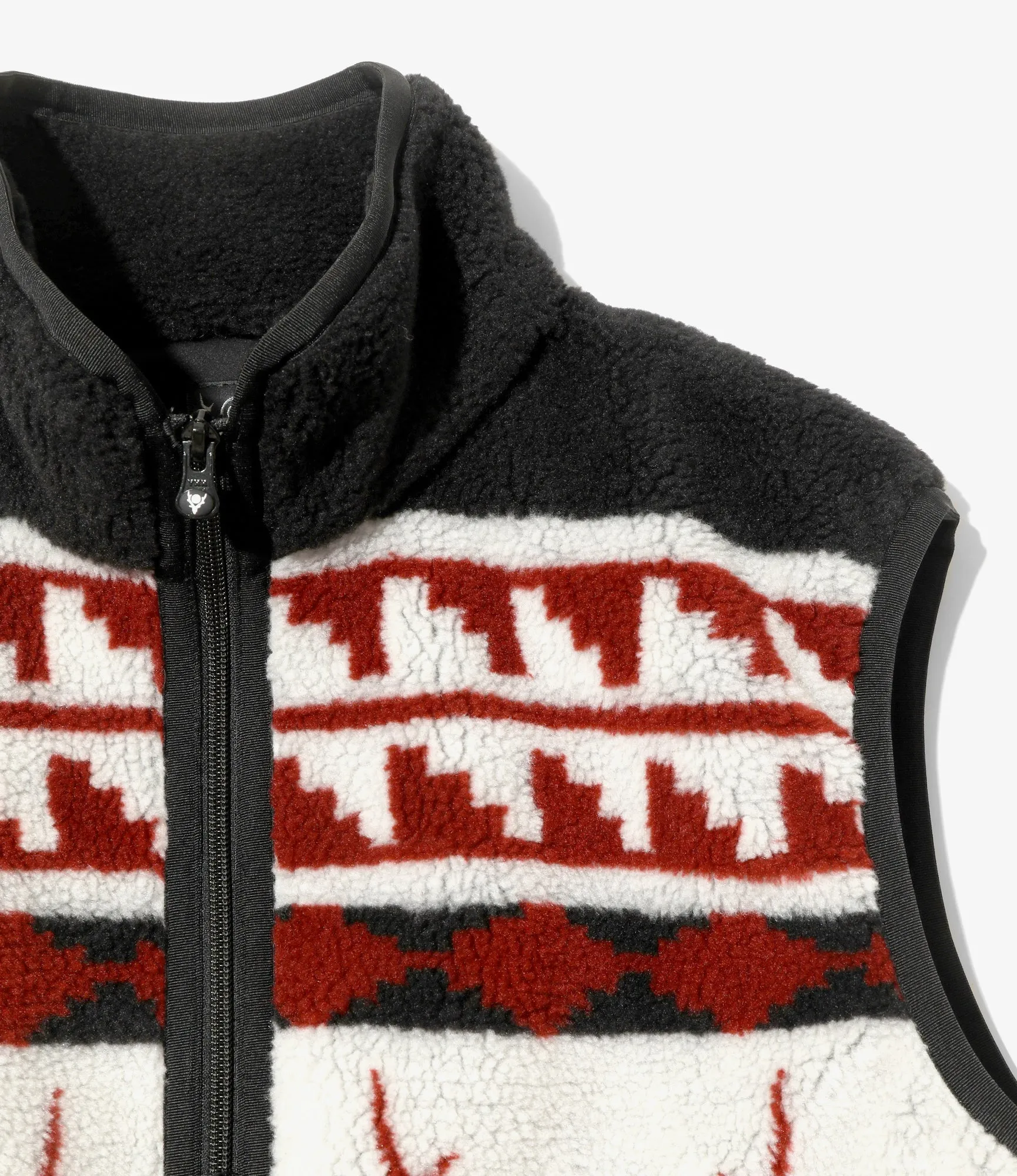 Piping Vest - Black - Poly Boa Jq. sold by South2West8 product image thumbnail 2