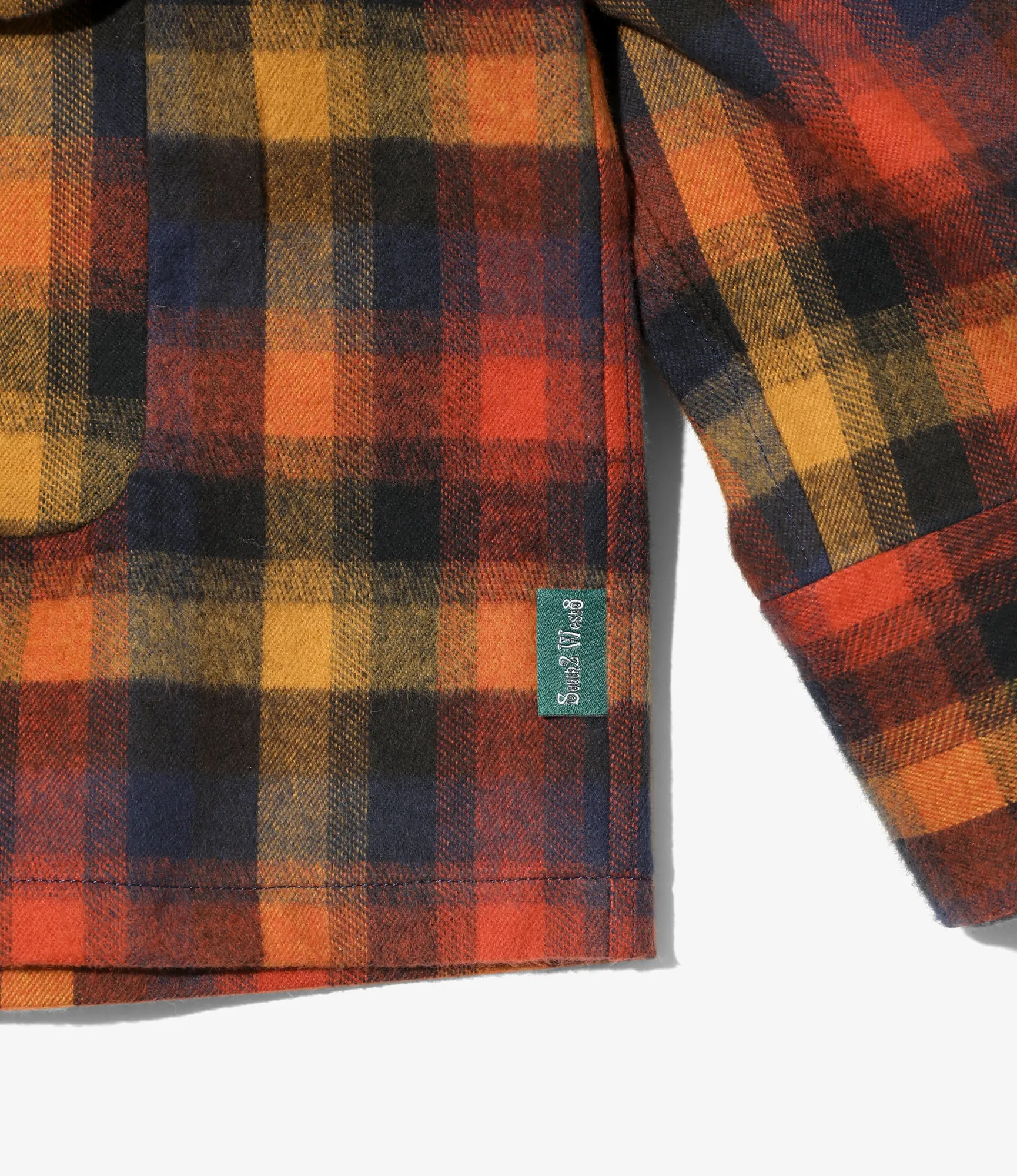 6 Pocket Shirt - Red - Cotton Plaid sold by South2West8 product image thumbnail 4