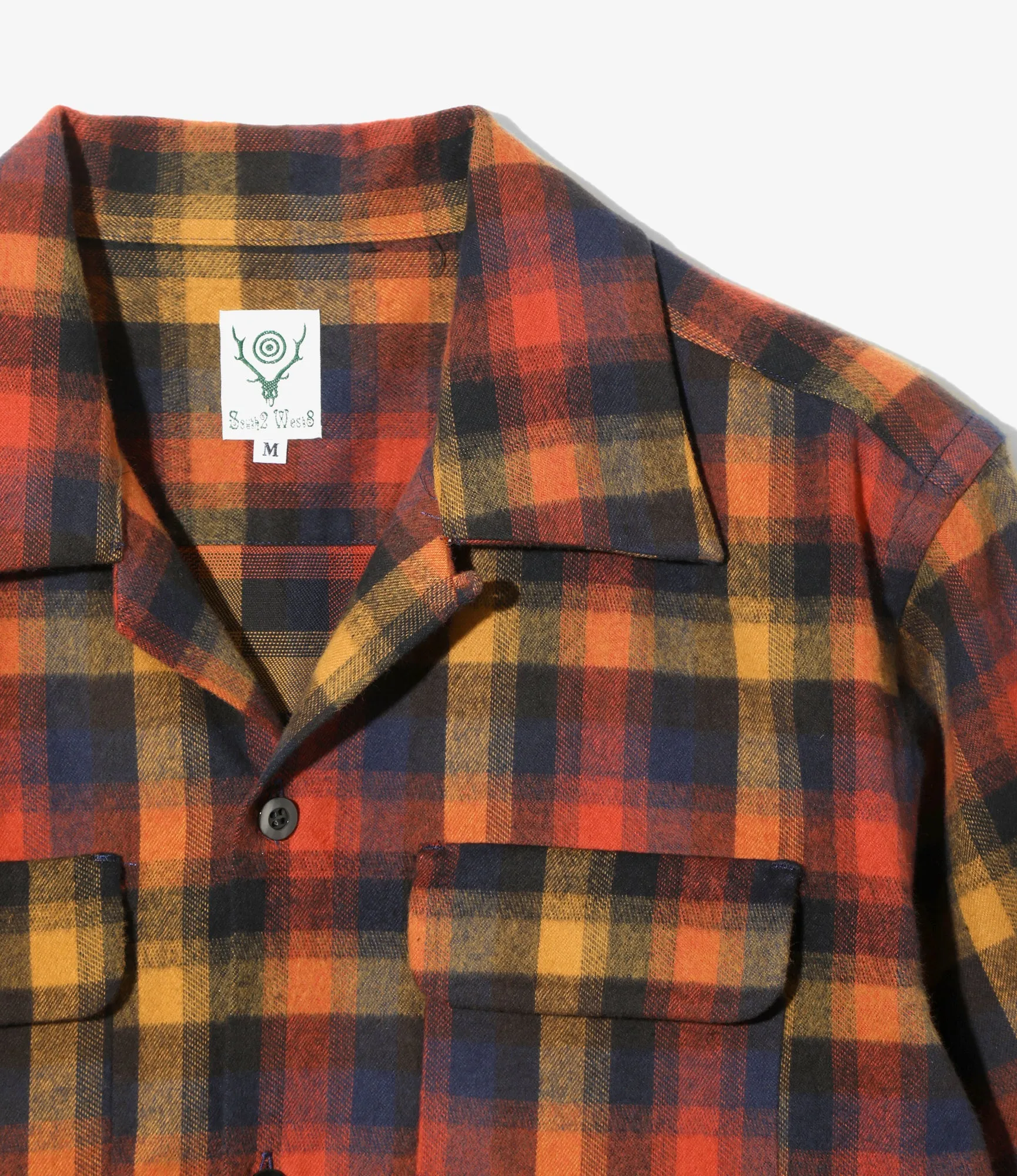 6 Pocket Shirt - Red - Cotton Plaid sold by South2West8 product image thumbnail 2