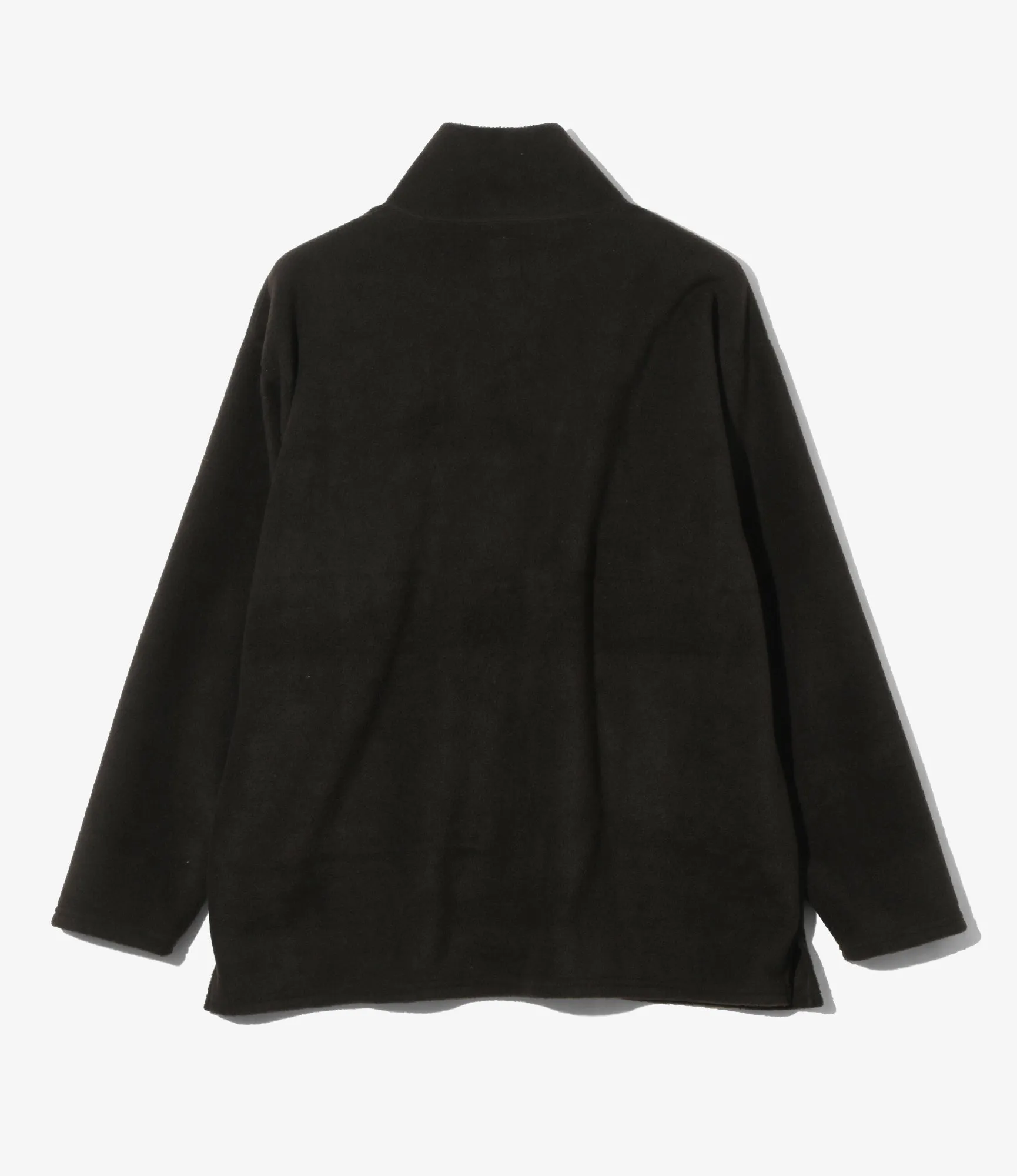 Half Zipped Shirt - Black - Poly Fleece sold by South2West8 product image thumbnail 4